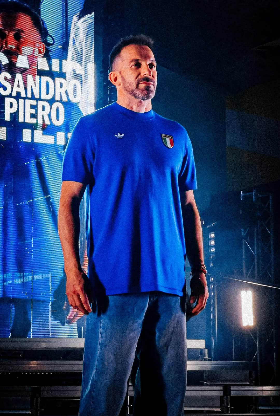 Camisa retrô da Itália 1970 adidas