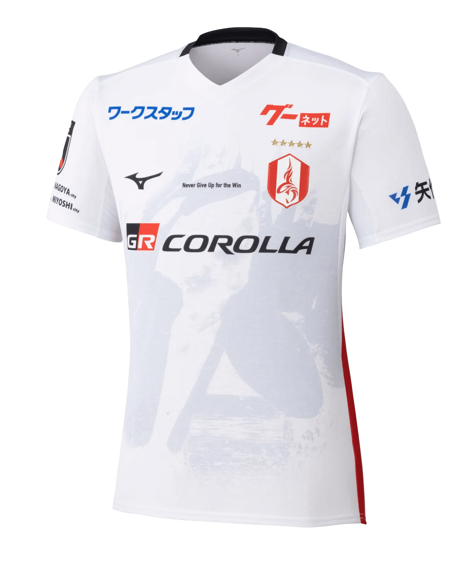 Camisas do Nagoya Grampus 2026 são apresentadas pela Mizuno