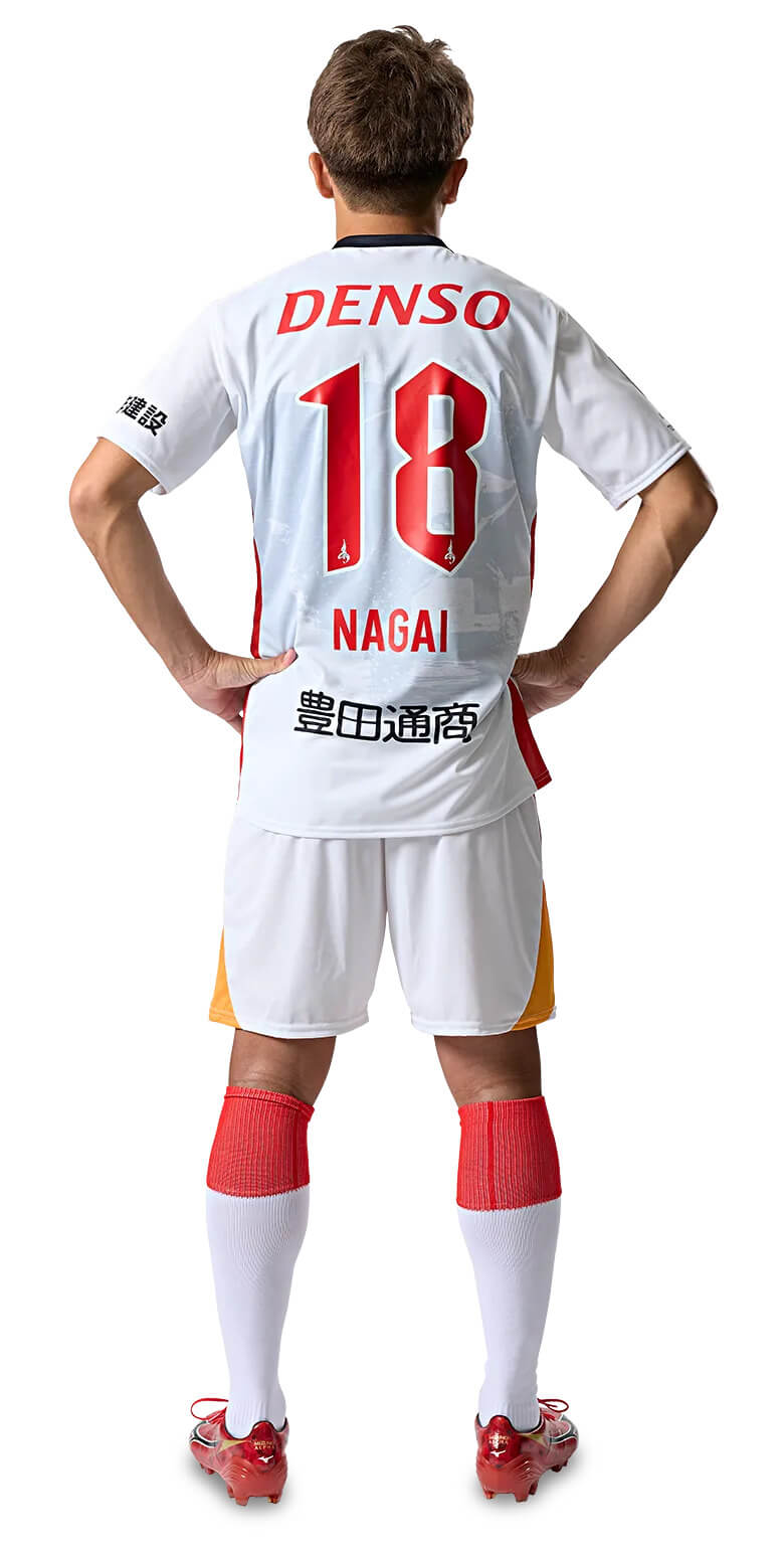 Camisas do Nagoya Grampus 2026 são apresentadas pela Mizuno