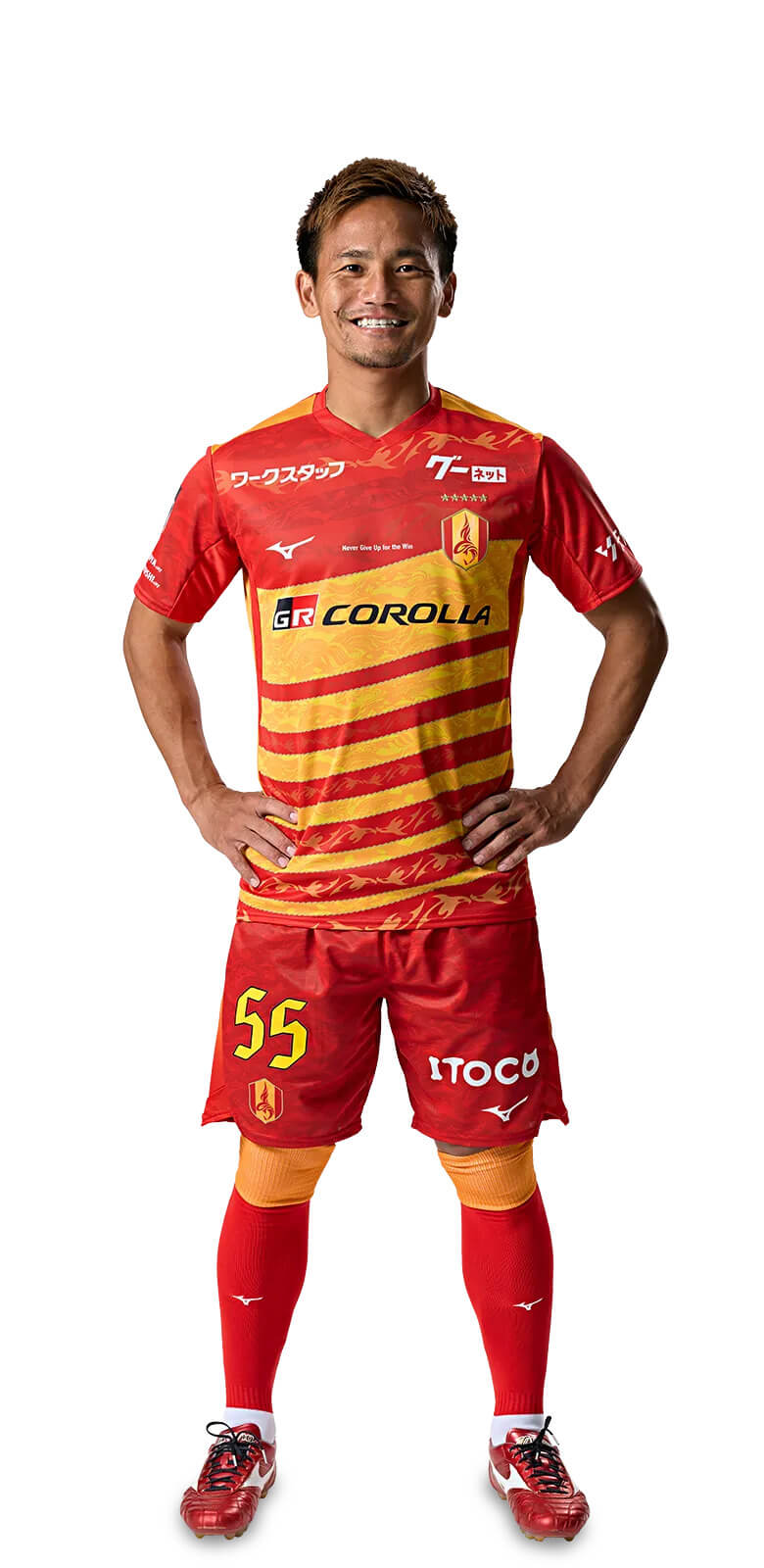 Camisas do Nagoya Grampus 2026 são apresentadas pela Mizuno