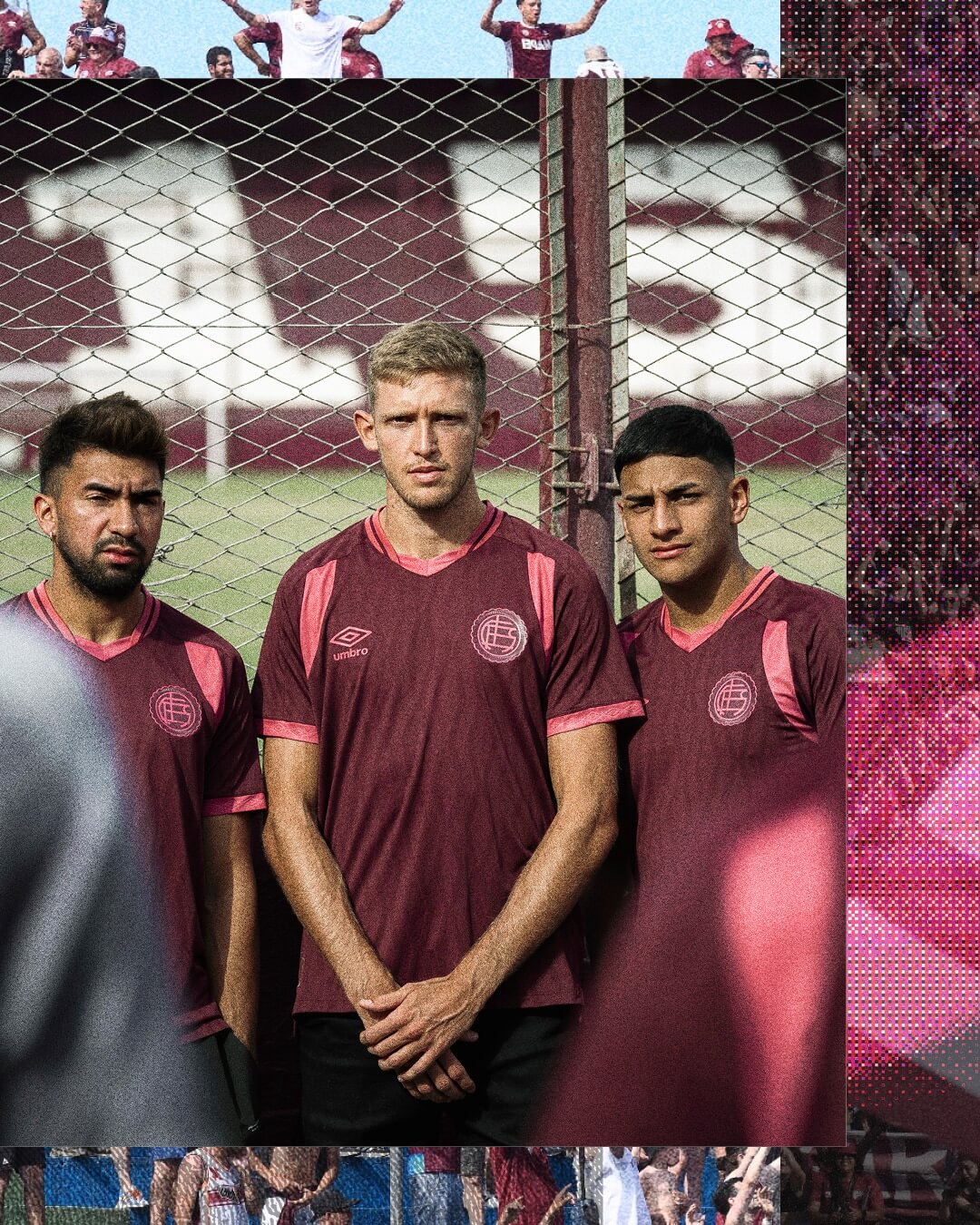 camisa titular lanus 2026 umbro