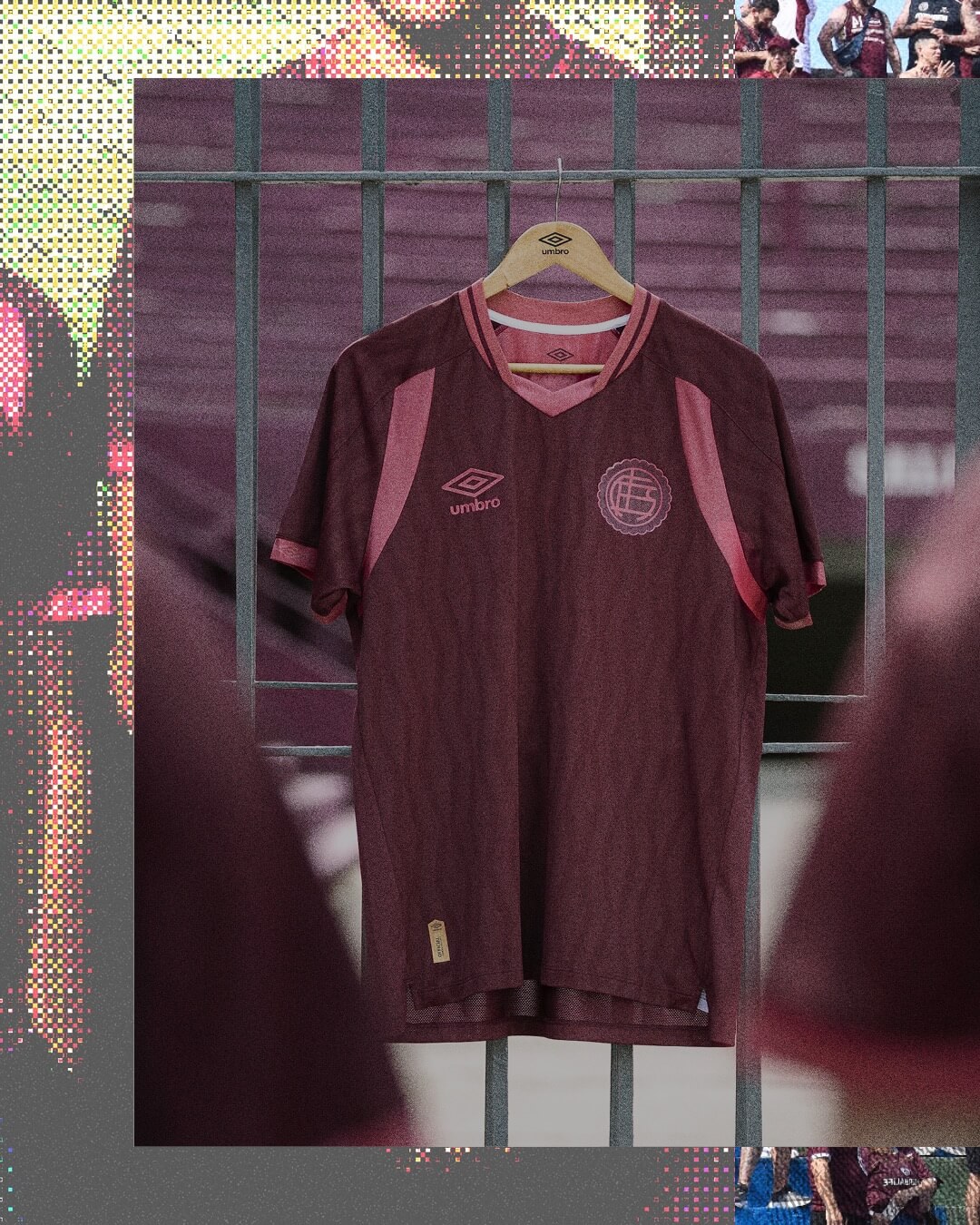 camisa titular lanus 2026 umbro