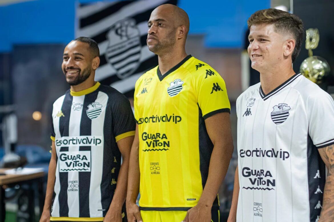 Camisas do Comercial FC 2026 são reveladas pela Kappa