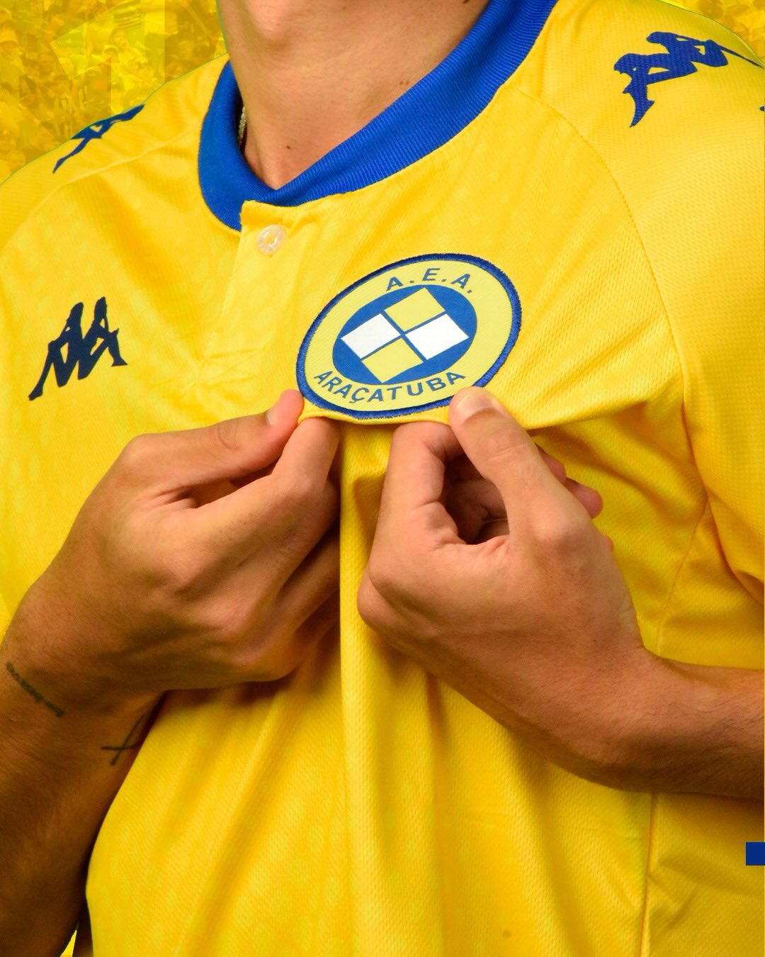 Camisa titular do Araçatuba 2026 é revelada pela Kappa