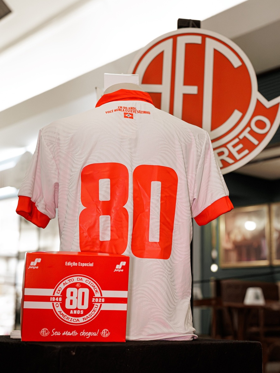 Camisa de 80 anos do América-SP é lançada pela Junpe