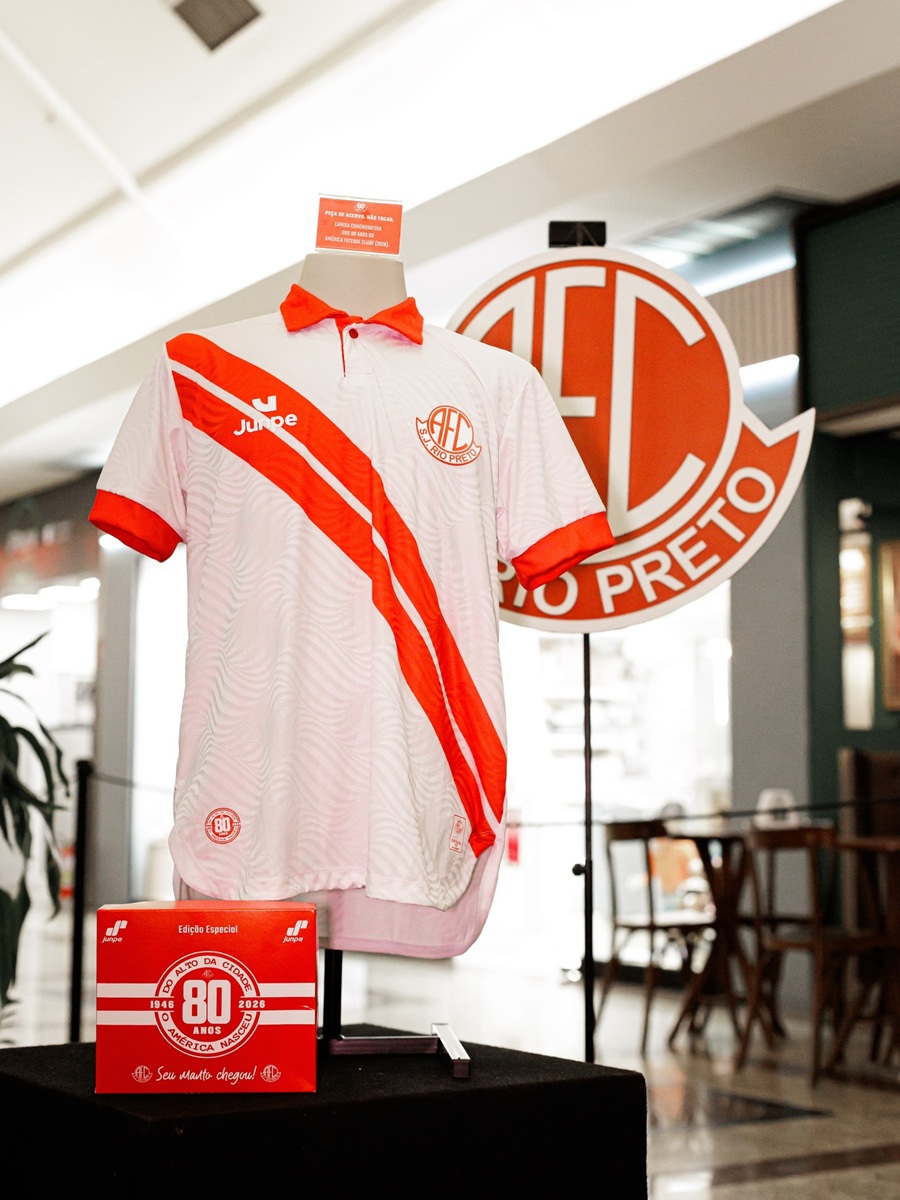 Camisa de 80 anos do América-SP é lançada pela Junpe