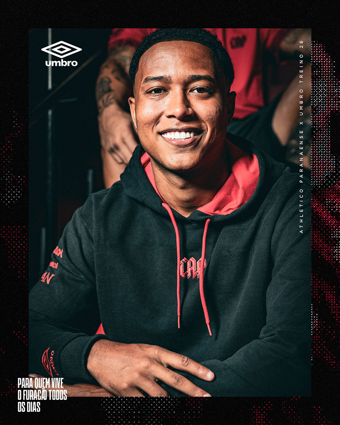 Athletico-PR e Umbro lançam coleção de treino e viagem 2026