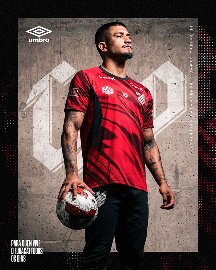 Athletico-PR e Umbro lançam coleção de treino e viagem 2026