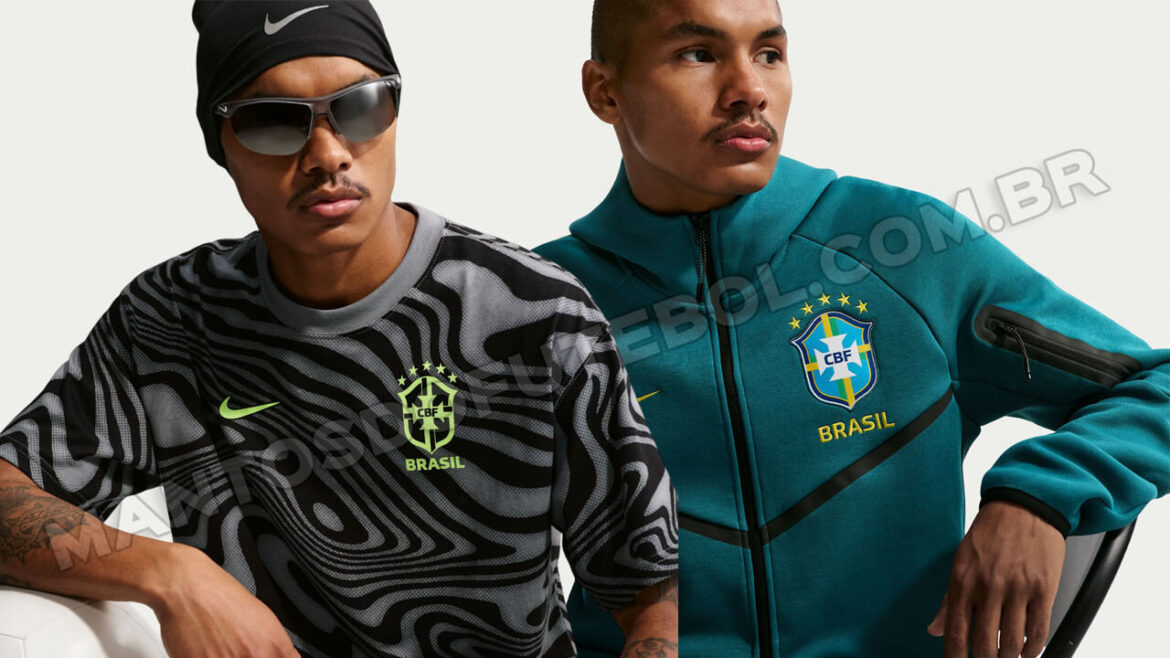 Coleção lifestyle do Brasil Copa 2026 Nike