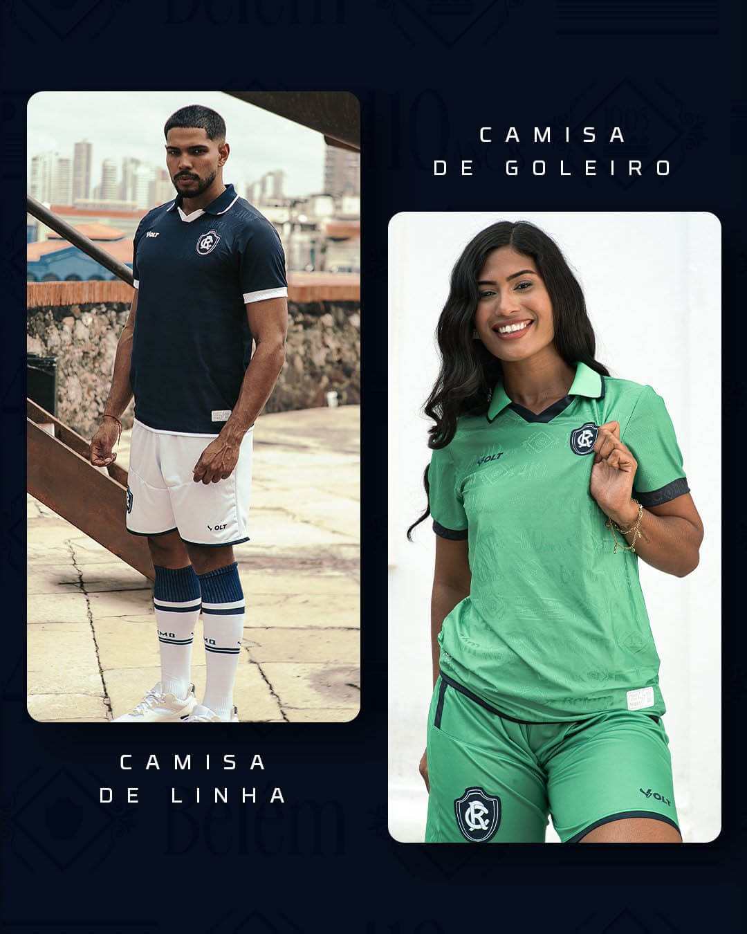 Camisa titular do Clube do Remo 2026 Volt Sport