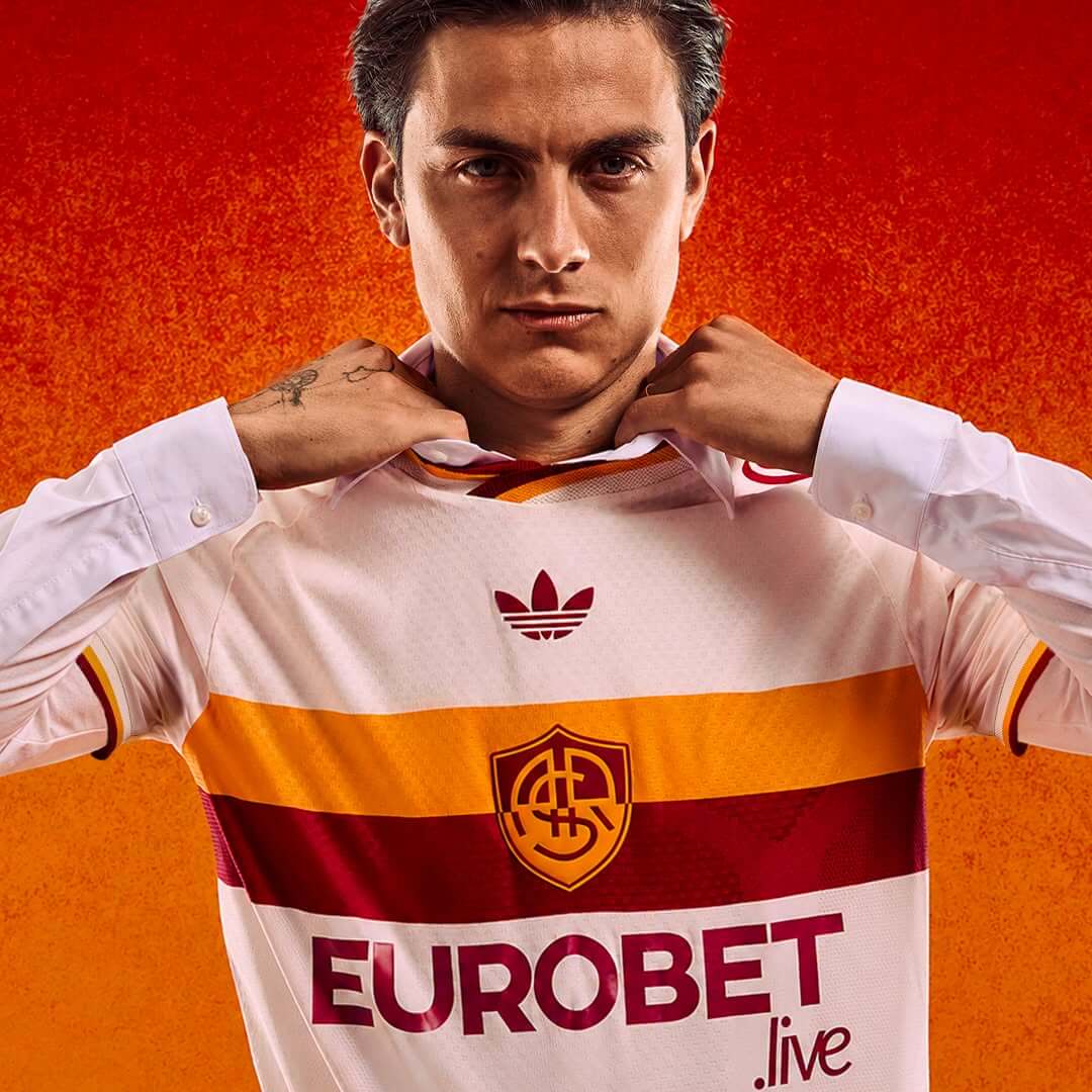 Camisa reserva do AS Roma 2026-2027 adidas