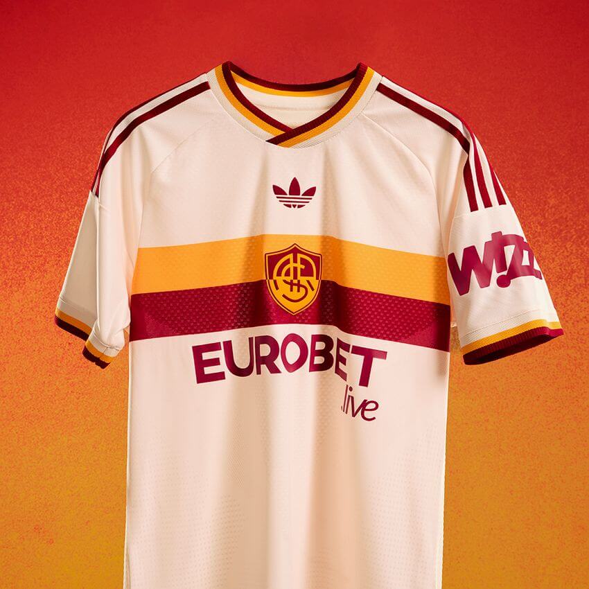 Camisa reserva do AS Roma 2026-2027 adidas