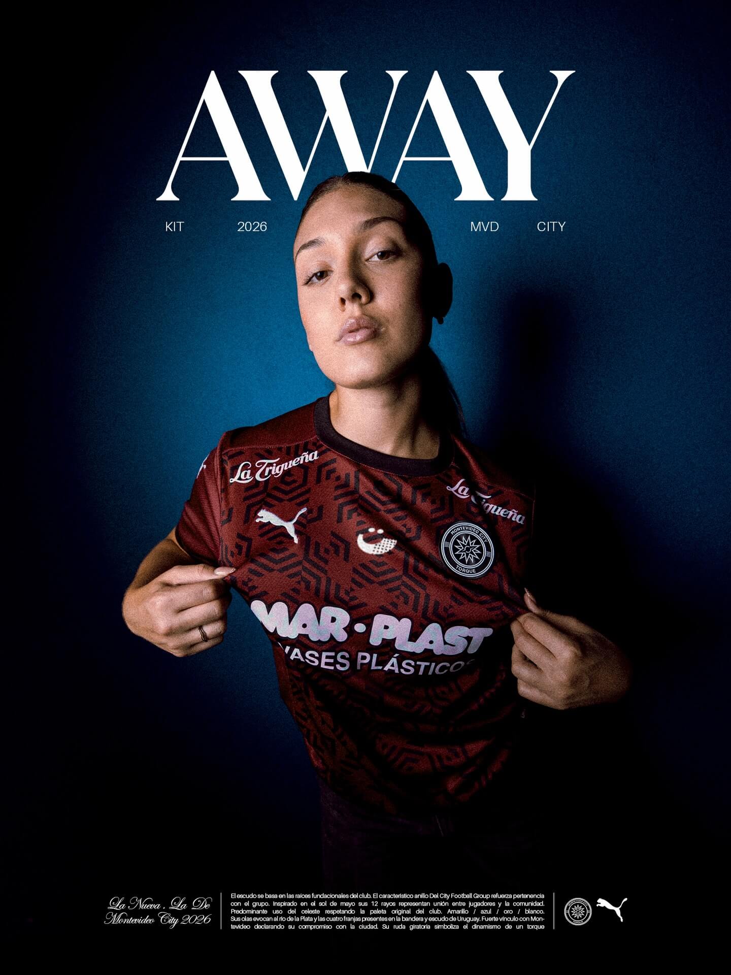 Camisas do Montevideo City Torque 2026 são reveladas pela PUMA