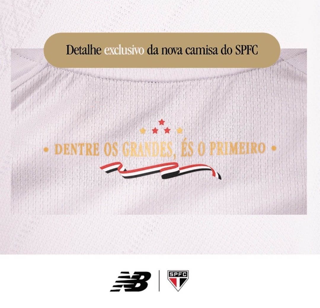 Camisa titular do São Paulo 2026 New Balance teaser
