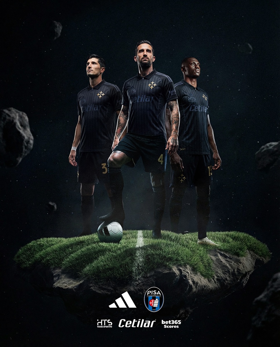 Pisa lança nova quarta camisa 2025-2026 da adidas