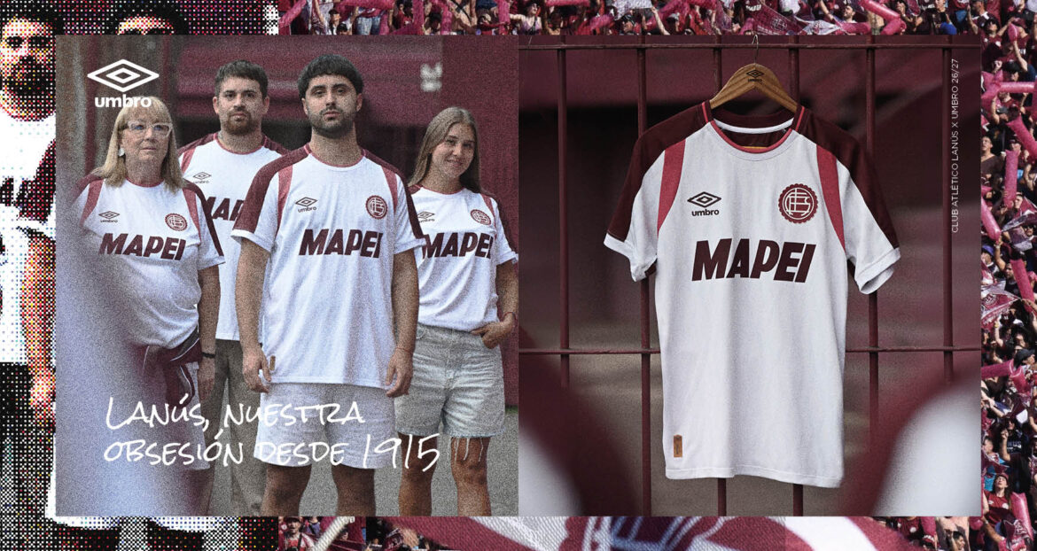 camisa reserva lanús 2026 umbro