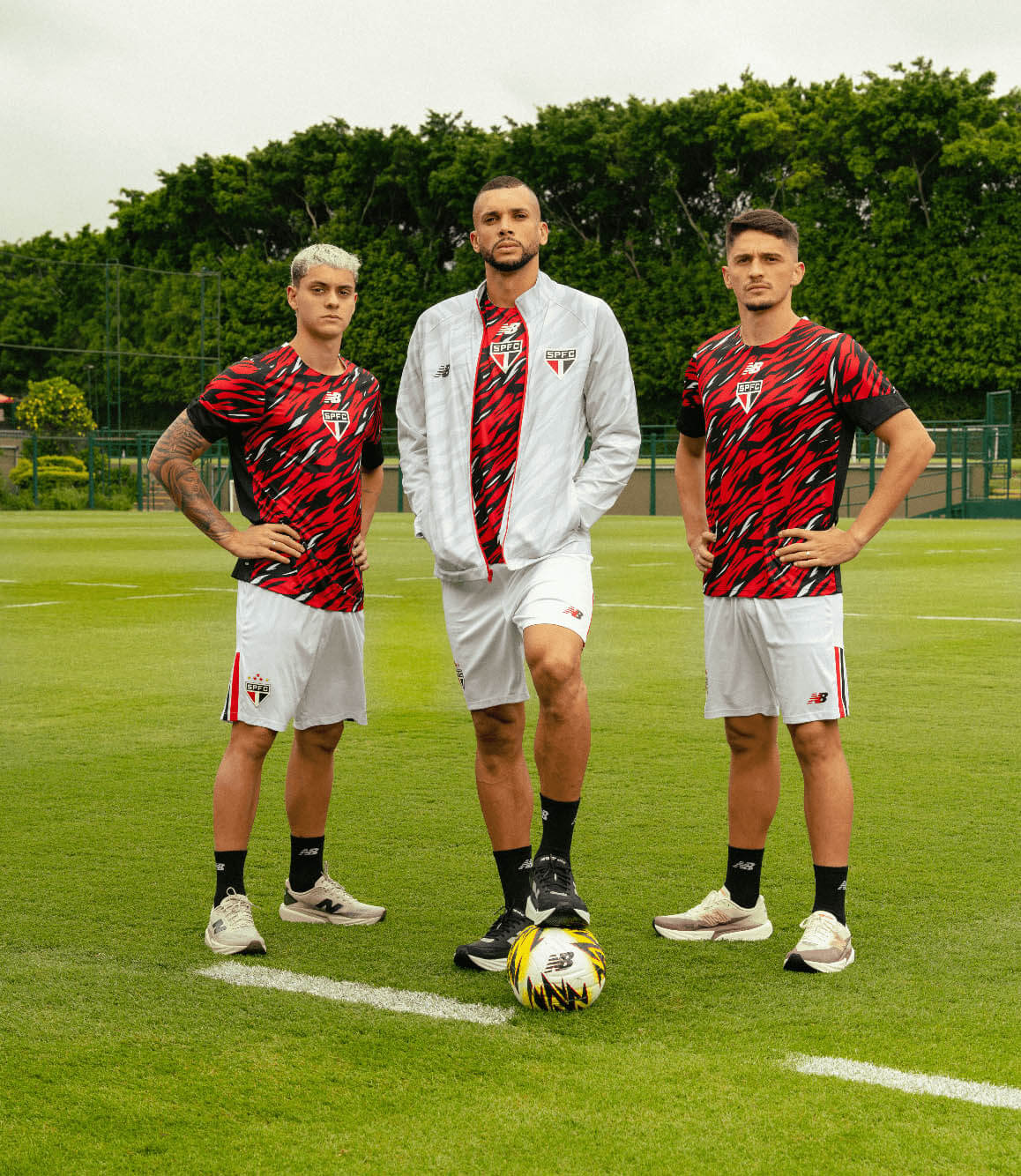 Camisa pré-jogo do São Paulo 2026 New Balance