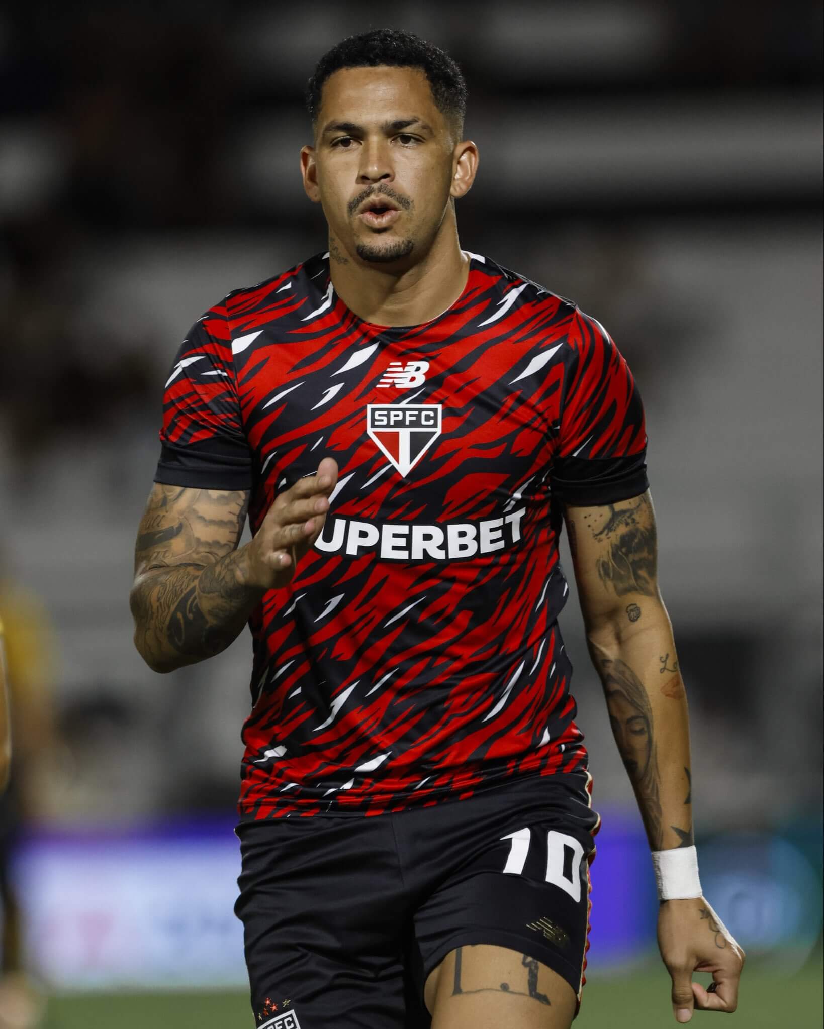 Camisa pré-jogo do São Paulo 2026 New Balance