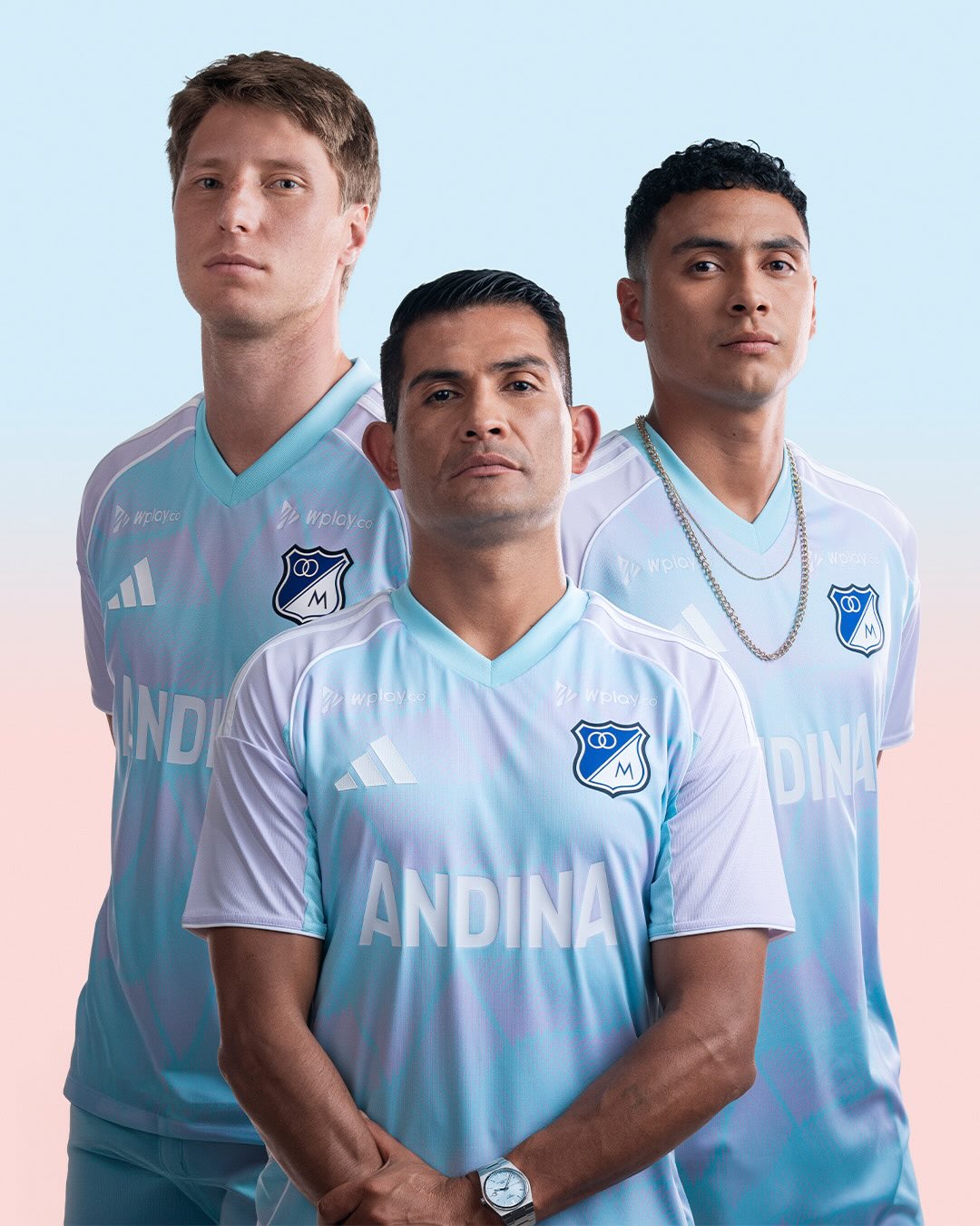 camisa reserva millonarios 2026 adidas