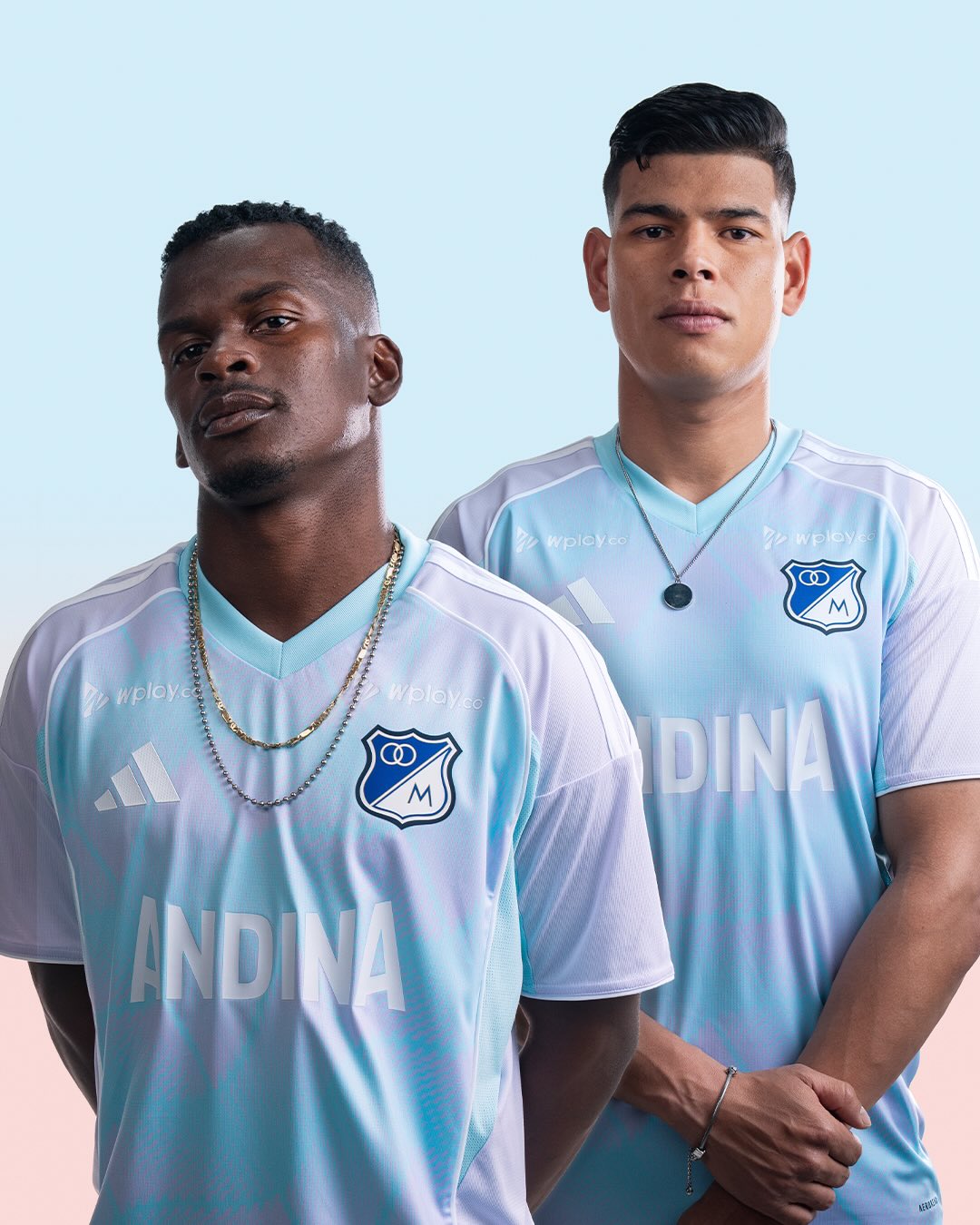 camisa reserva millonarios 2026 adidas