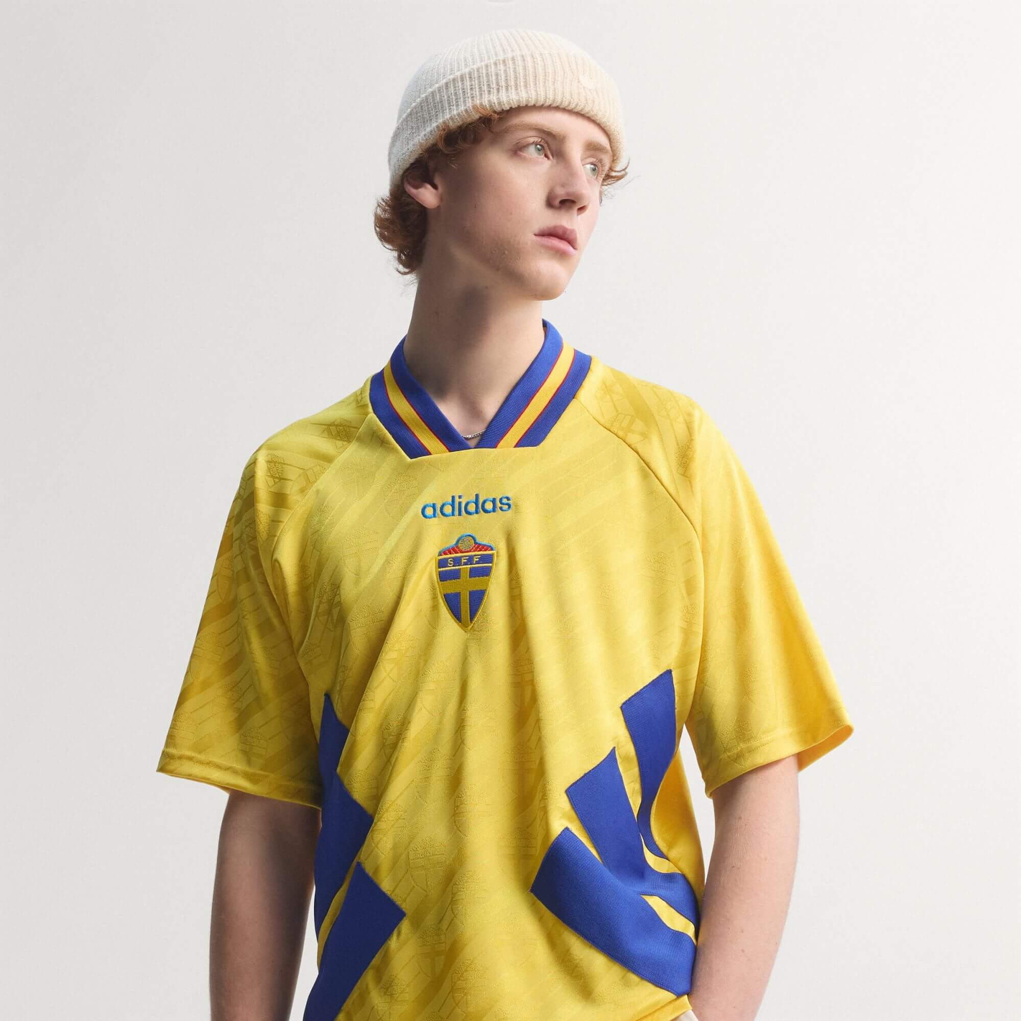 Camisa retrô da Suécia 1994 adidas