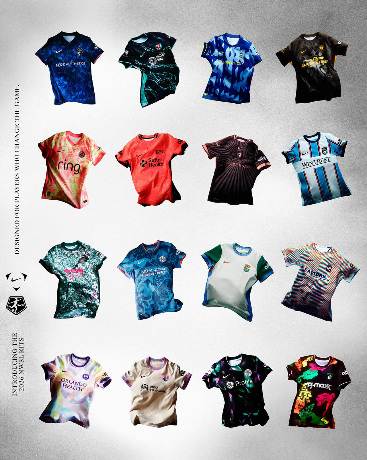 uniformes da NWSL para 2026