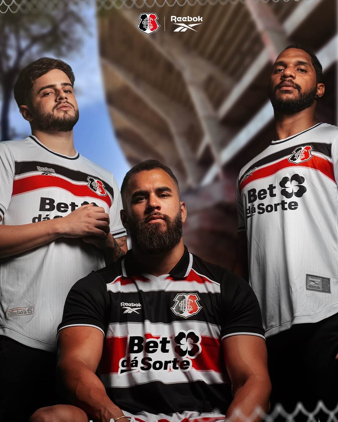 Camisas do Santa Cruz 2026 Reebok