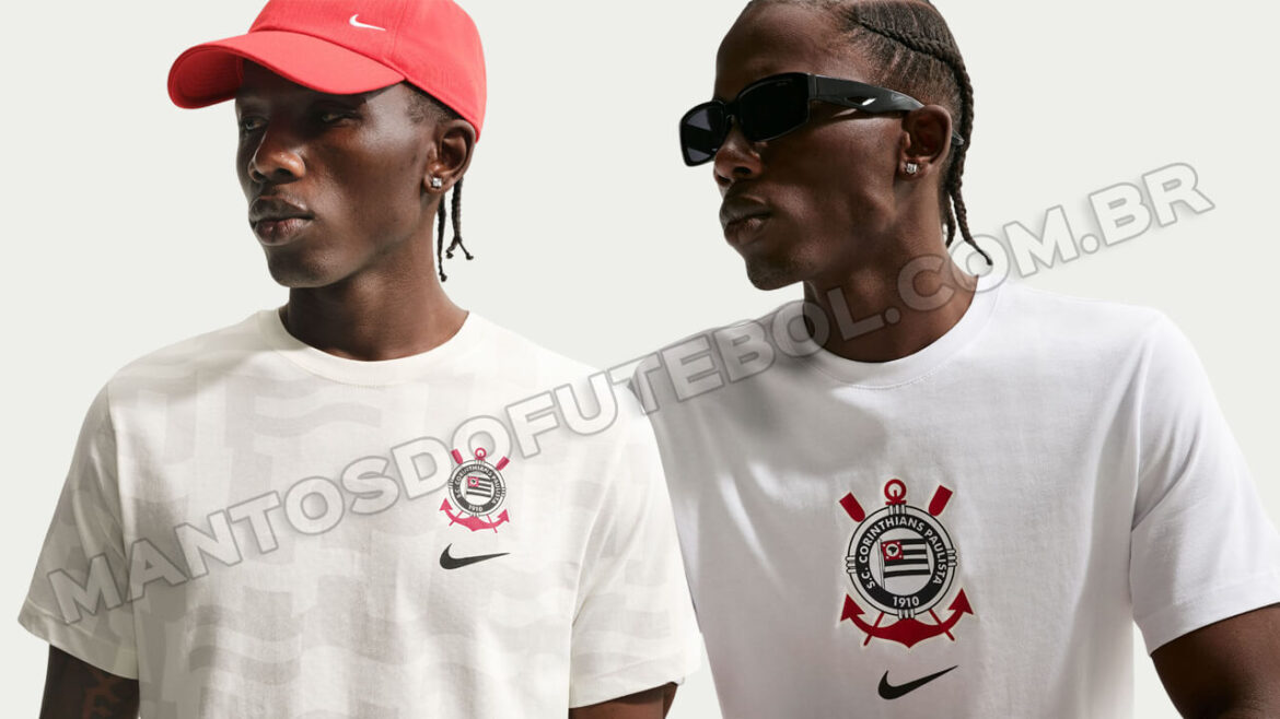 Imagens coleção Nike Corinthians 2026 vazam