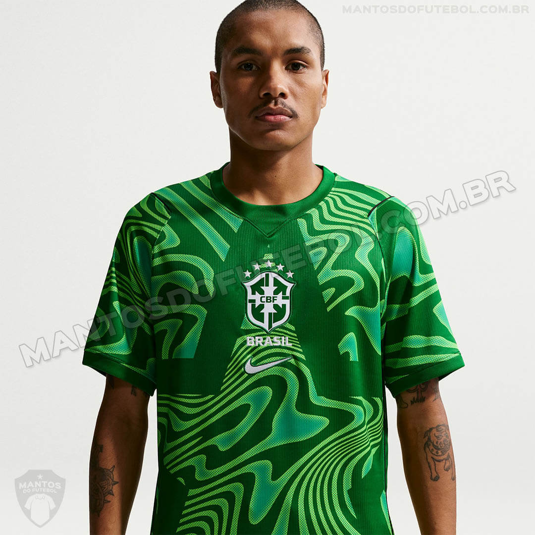 Camisa de goleiro do Brasil 2026-2027 Nike