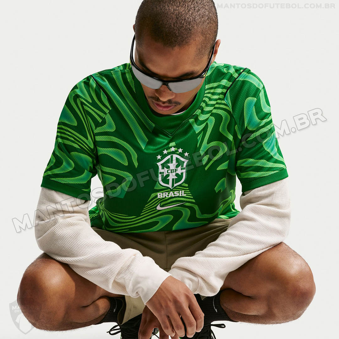 Camisa de goleiro do Brasil 2026-2027 Nike