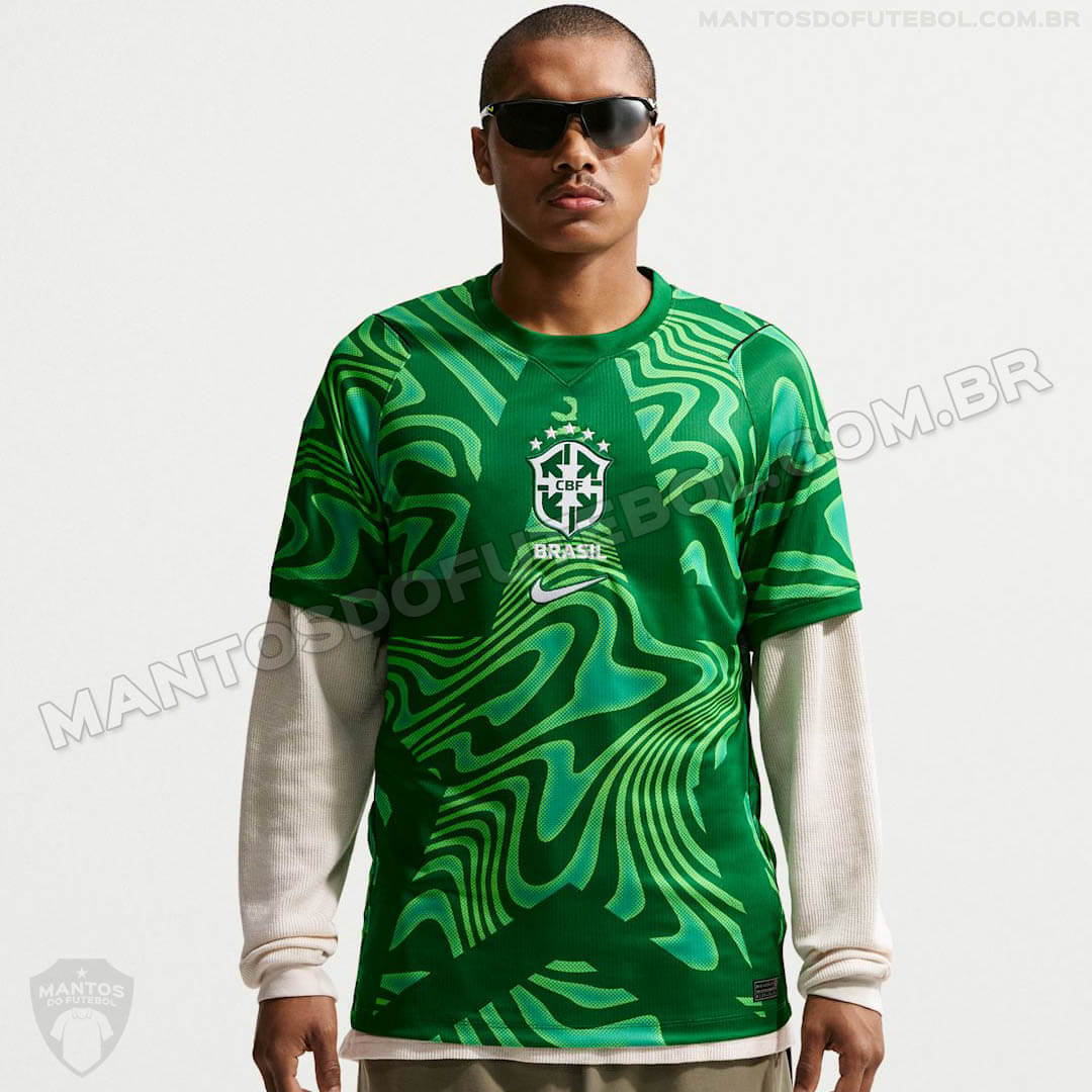 Camisa de goleiro do Brasil 2026-2027 Nike