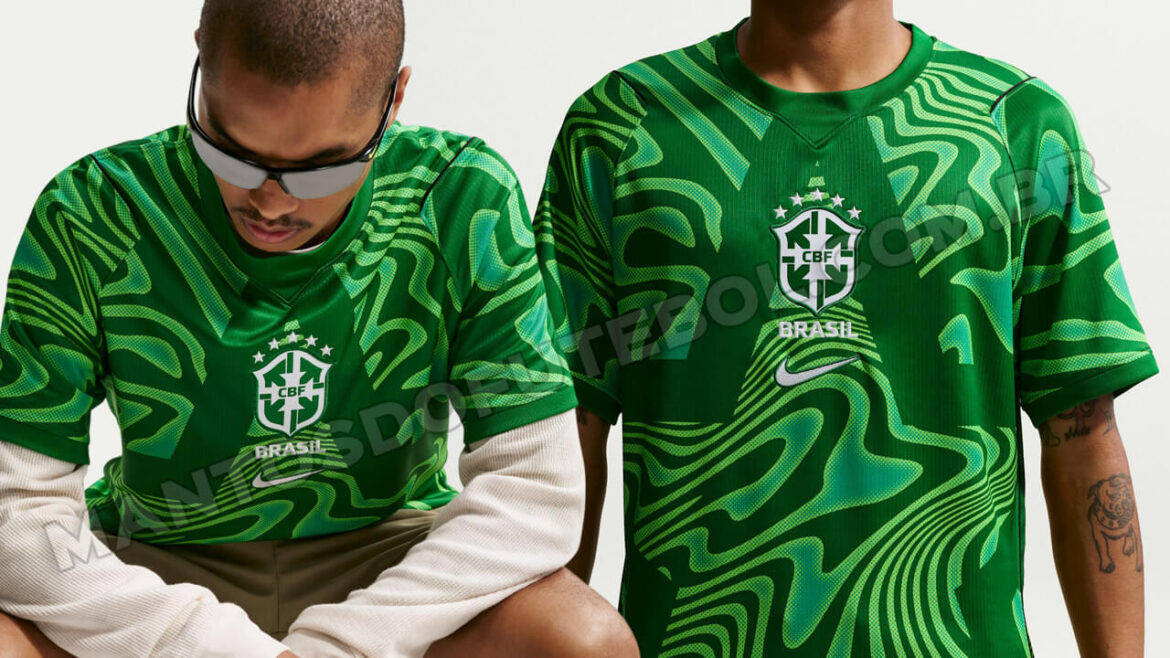 Camisa de goleiro do Brasil 2026-2027 Nike