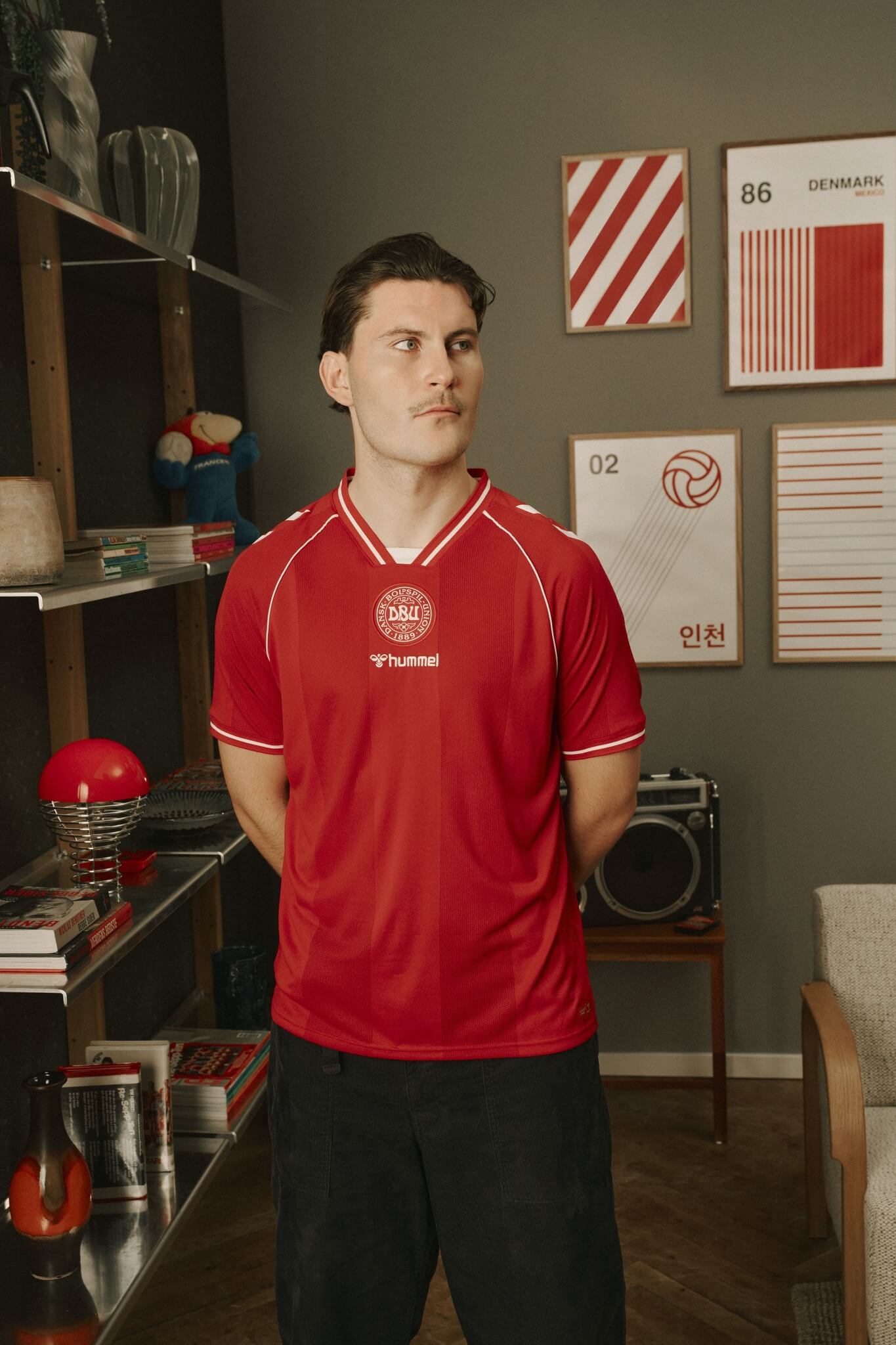 Camisa titular da Dinamarca 2026-2027 Hummel