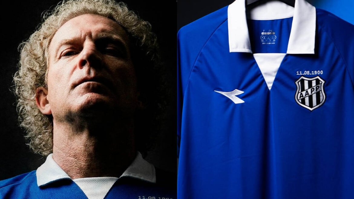 Camisa da Ponte Preta Carlos 70 anos