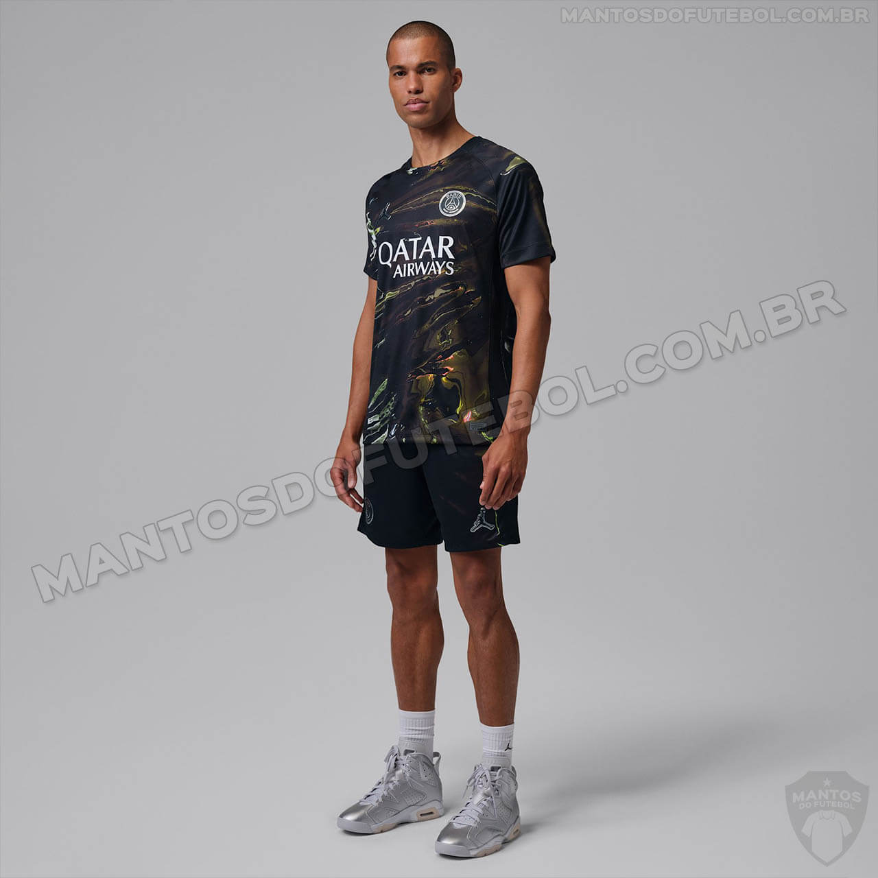 Quinta camisa do PSG 2025-2026 Jordan Night Edition