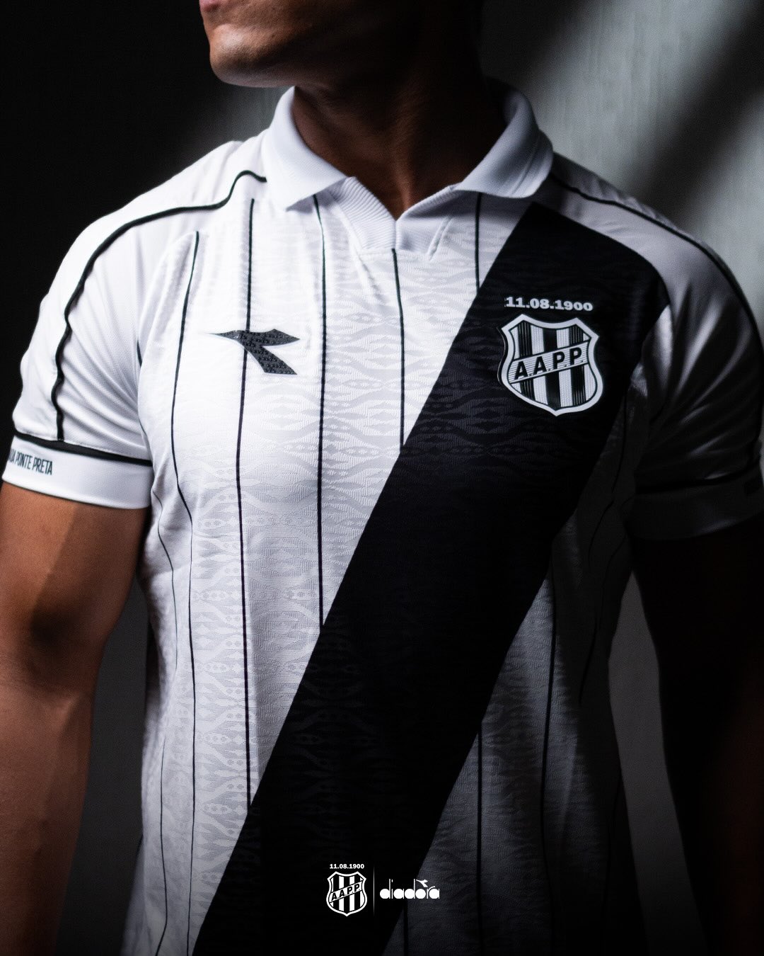 Camisa titular ponte preta 2026 diadora