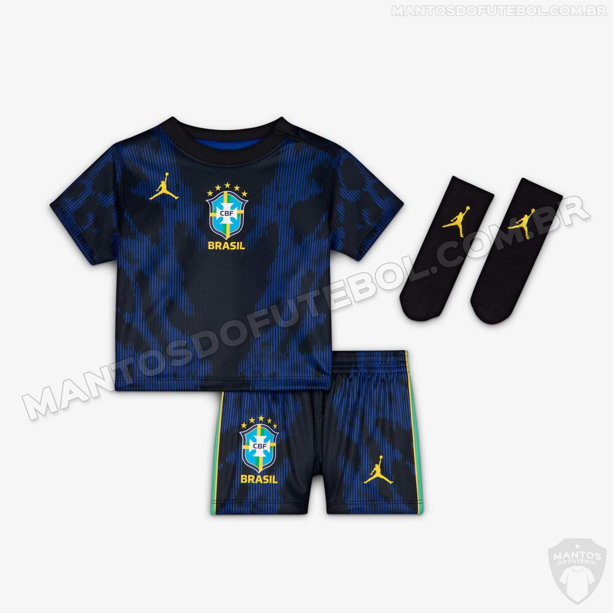 Camisa azul do Brasil Copa 2026 Jordan