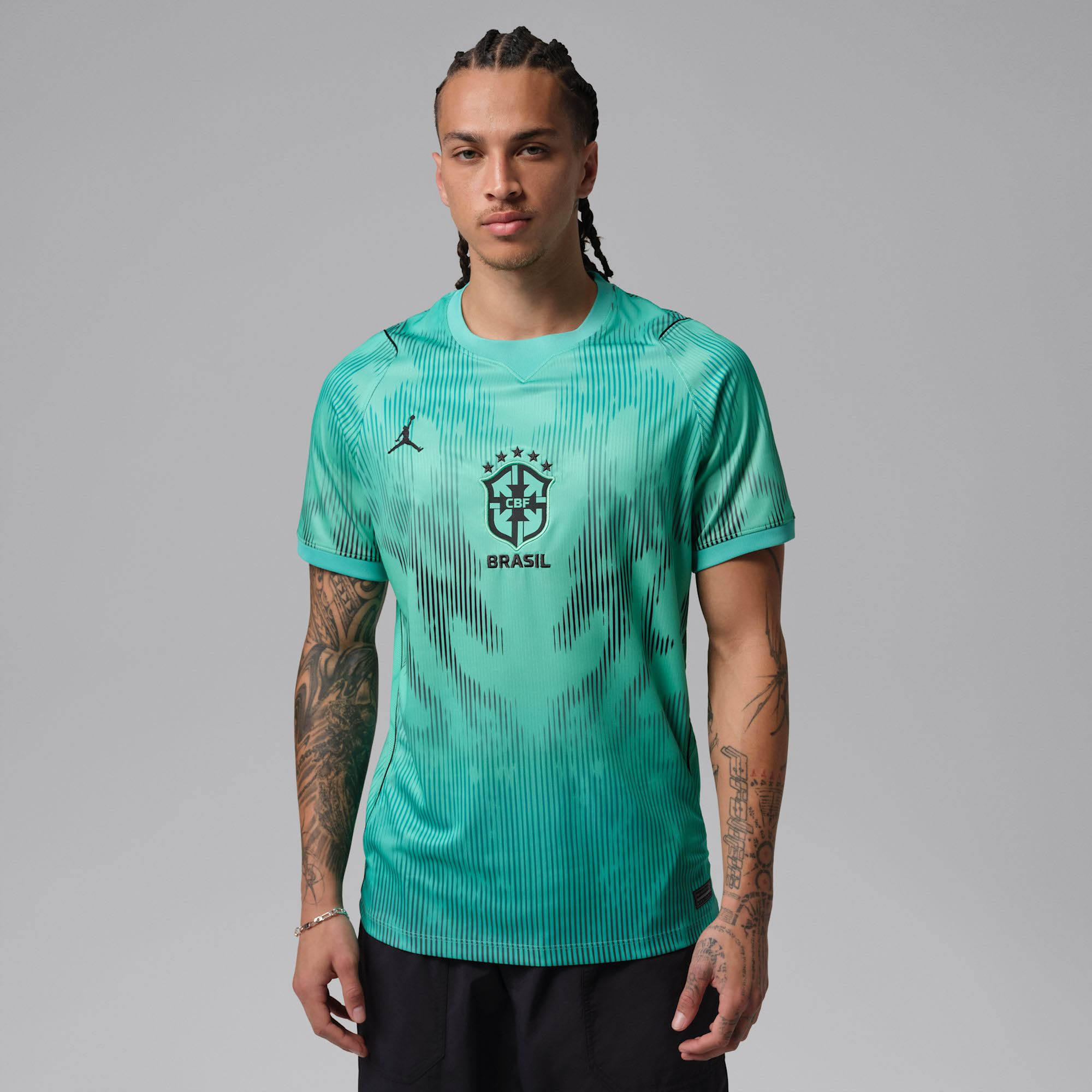 Camisa de goleiro do Brasil Copa 2026 Jordan