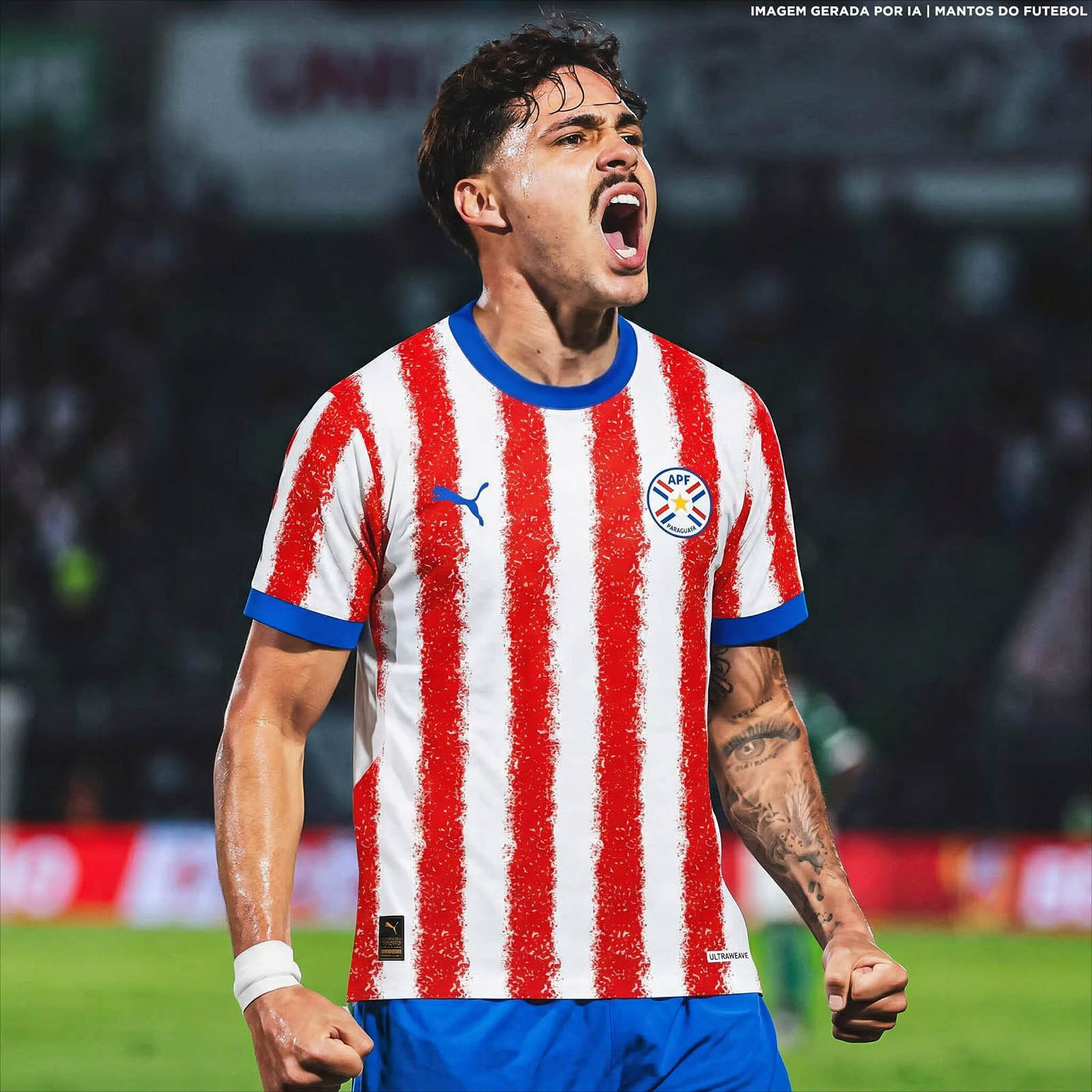 Camisa titular do Paraguai Copa 2026 PUMA IA