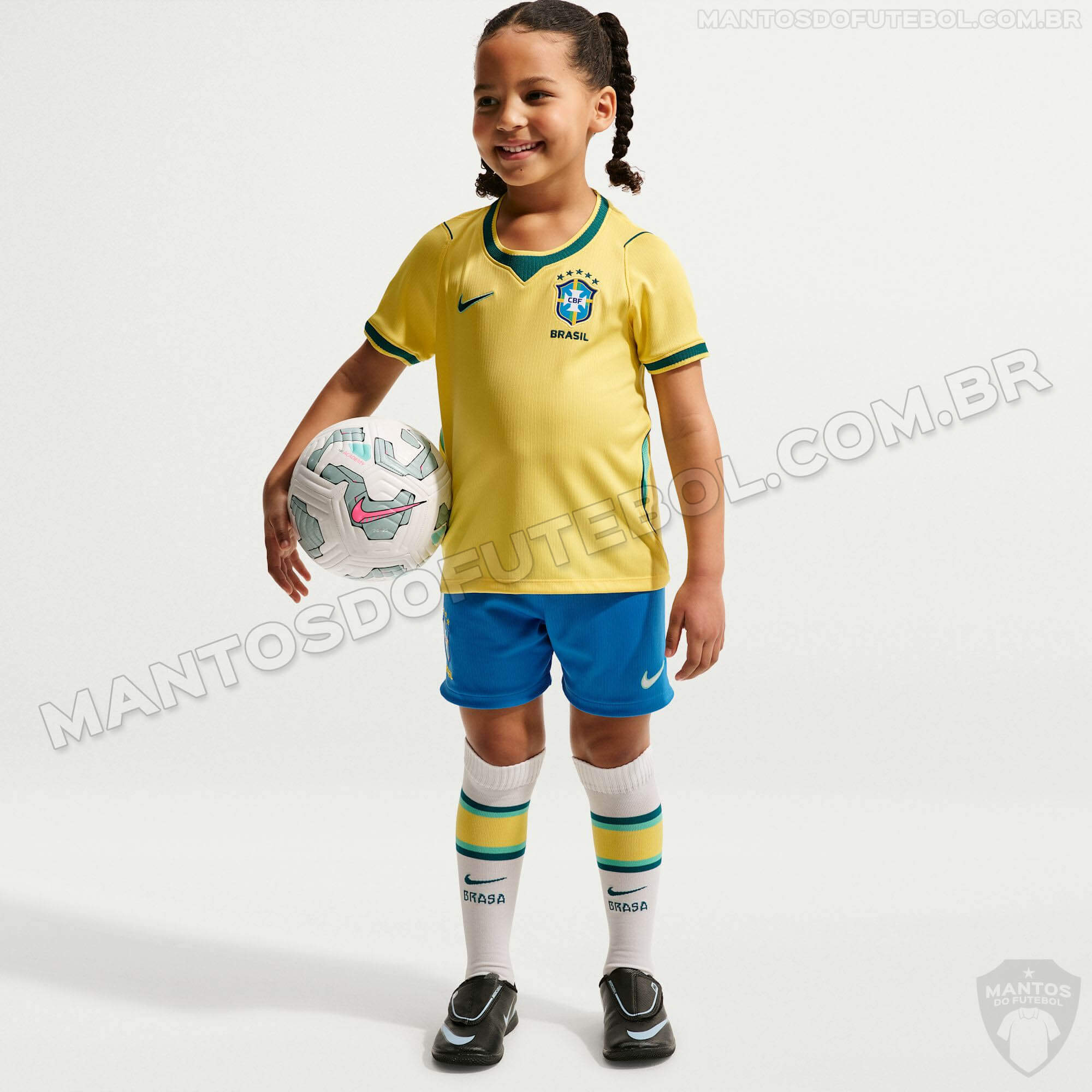 Camisa amarela do Brasil Copa 2026 Nike