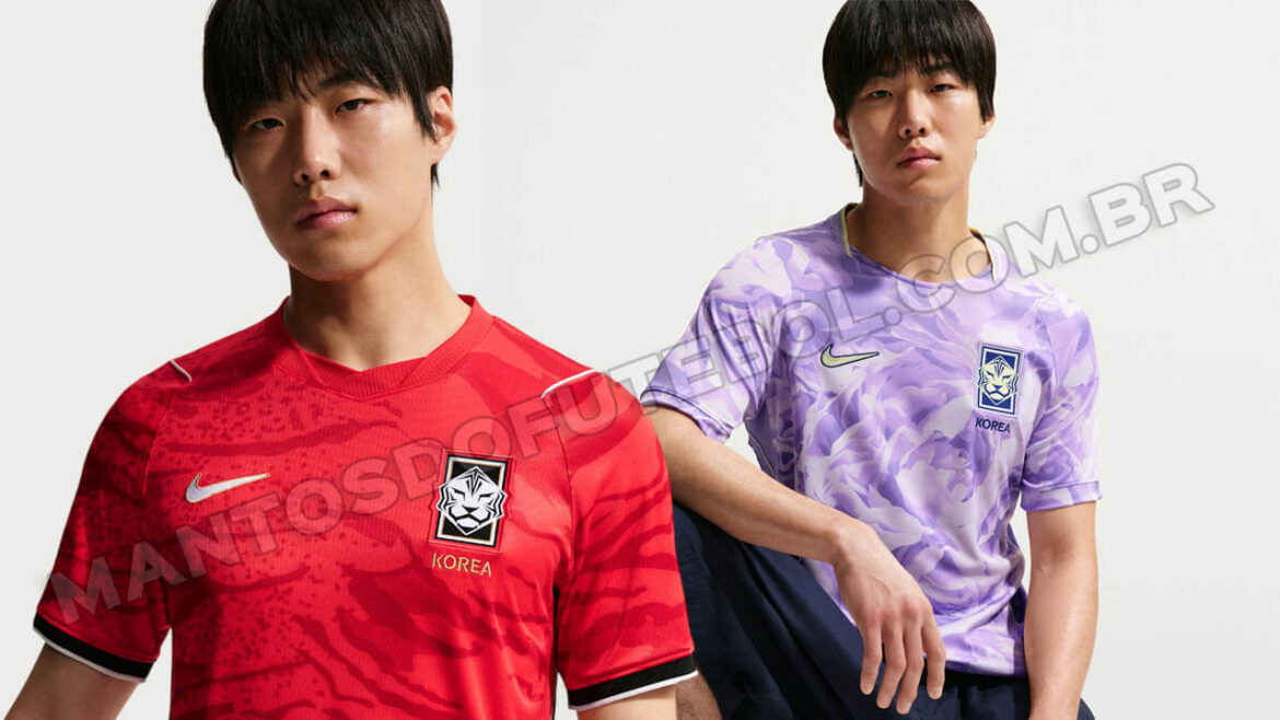 Camisas da Coréia do Sul Copa 2026 Nike