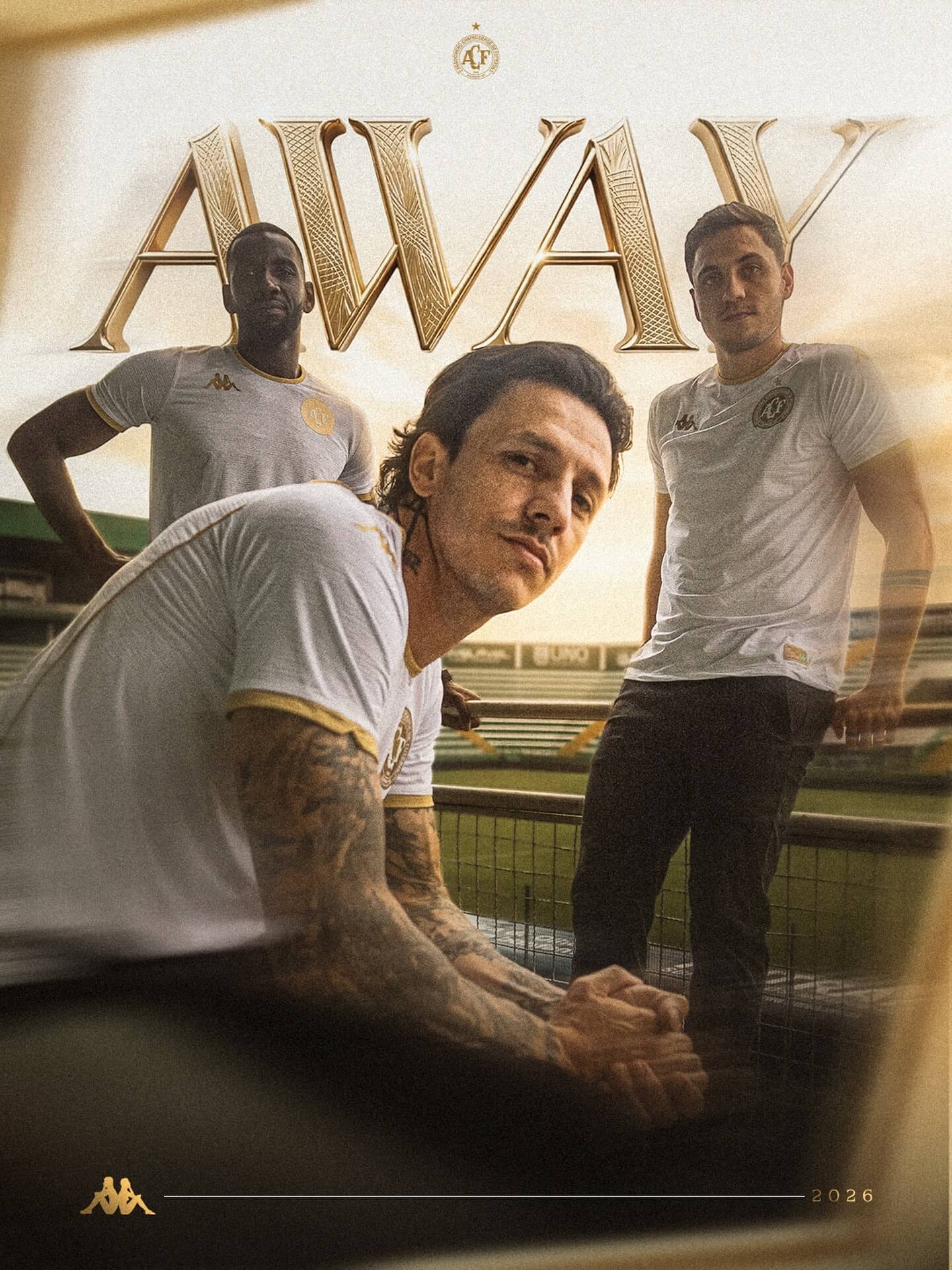 Camisa reserva da Chapecoense 2026 Kappa