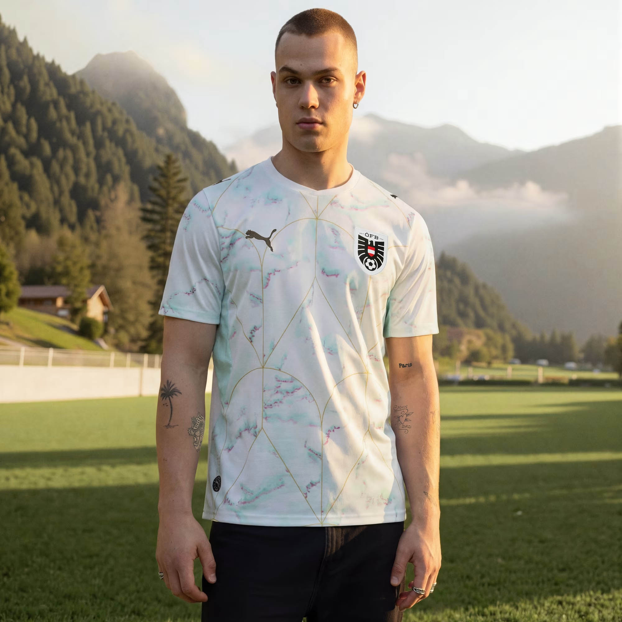 Camisa reserva da Áustria Copa 2026 PUMA