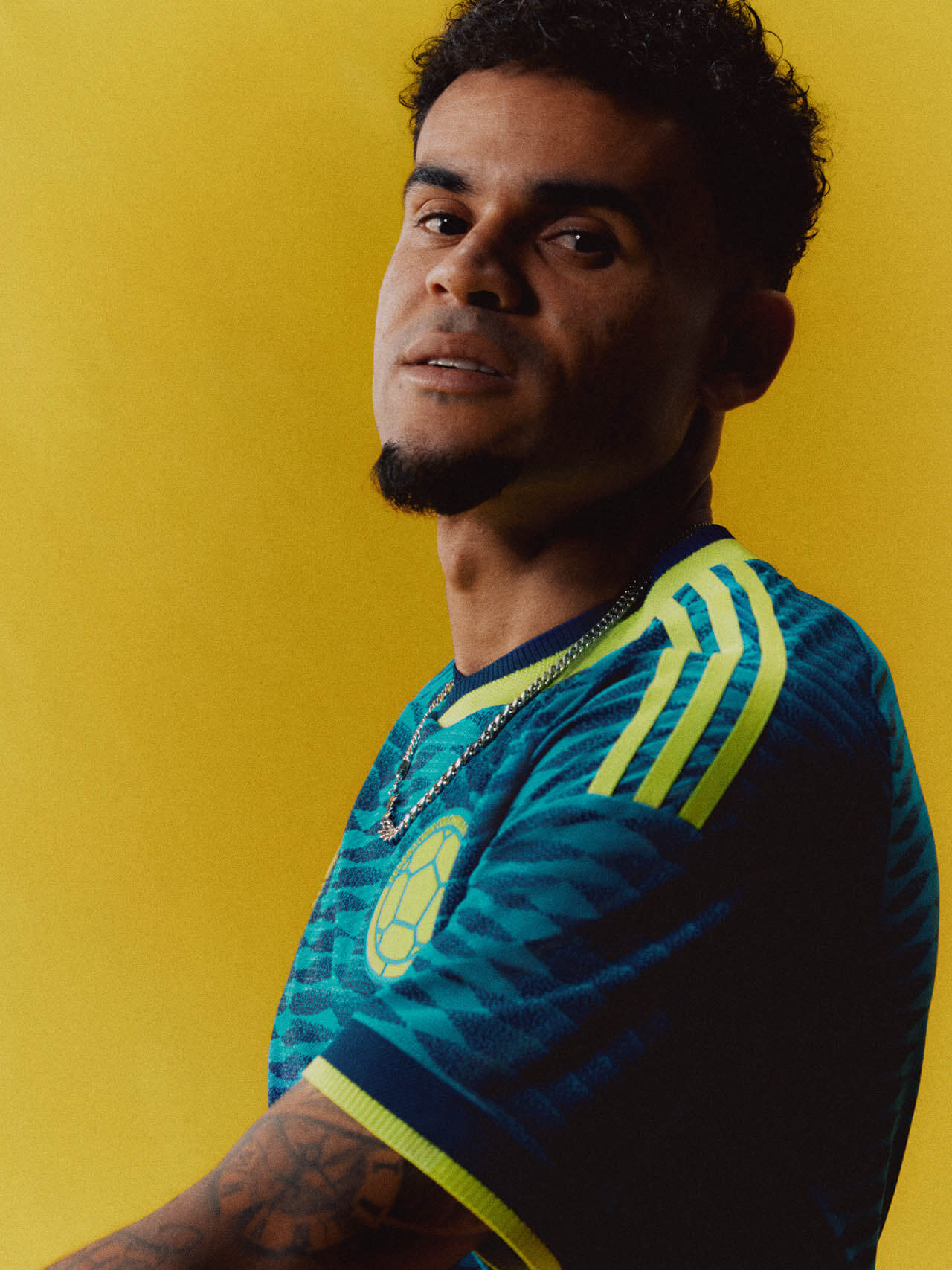 Camisa reserva da Colômbia Copa 2026 adidas