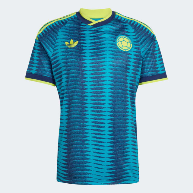 Camisa reserva da Colômbia Copa 2026 adidas