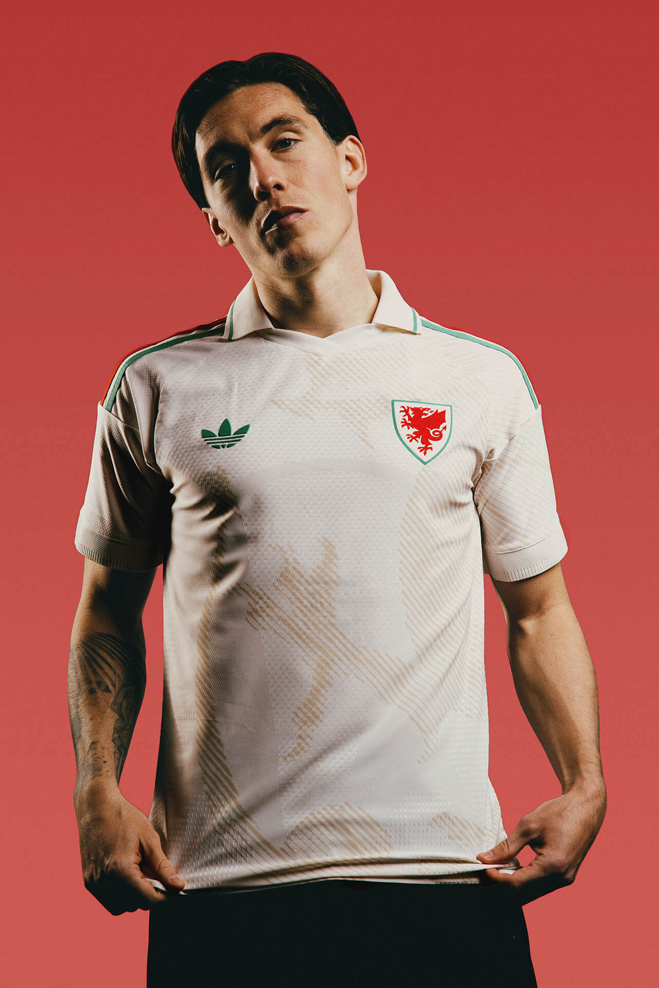 Camisa reserva do País de Gales 2026-2026 adidas