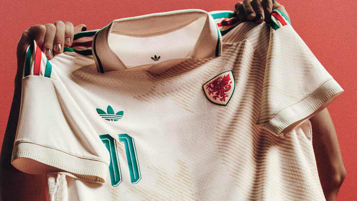 Camisa reserva do País de Gales 2026-2026 adidas a