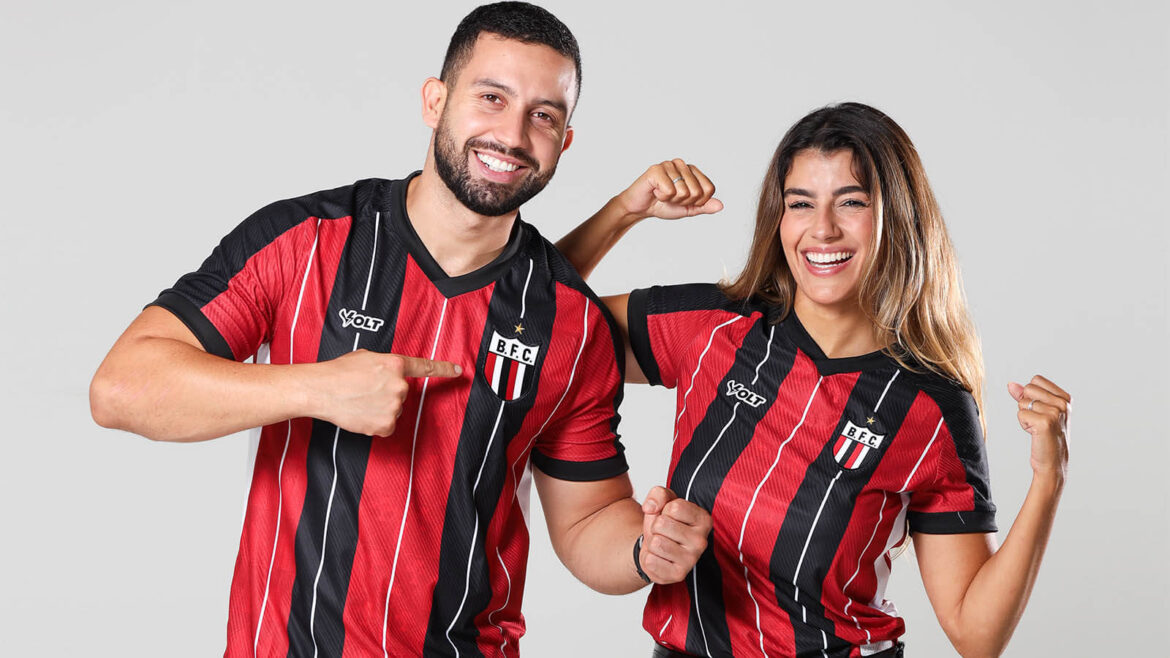 Camisa reserva do Botafogo-SP 2026 Volt