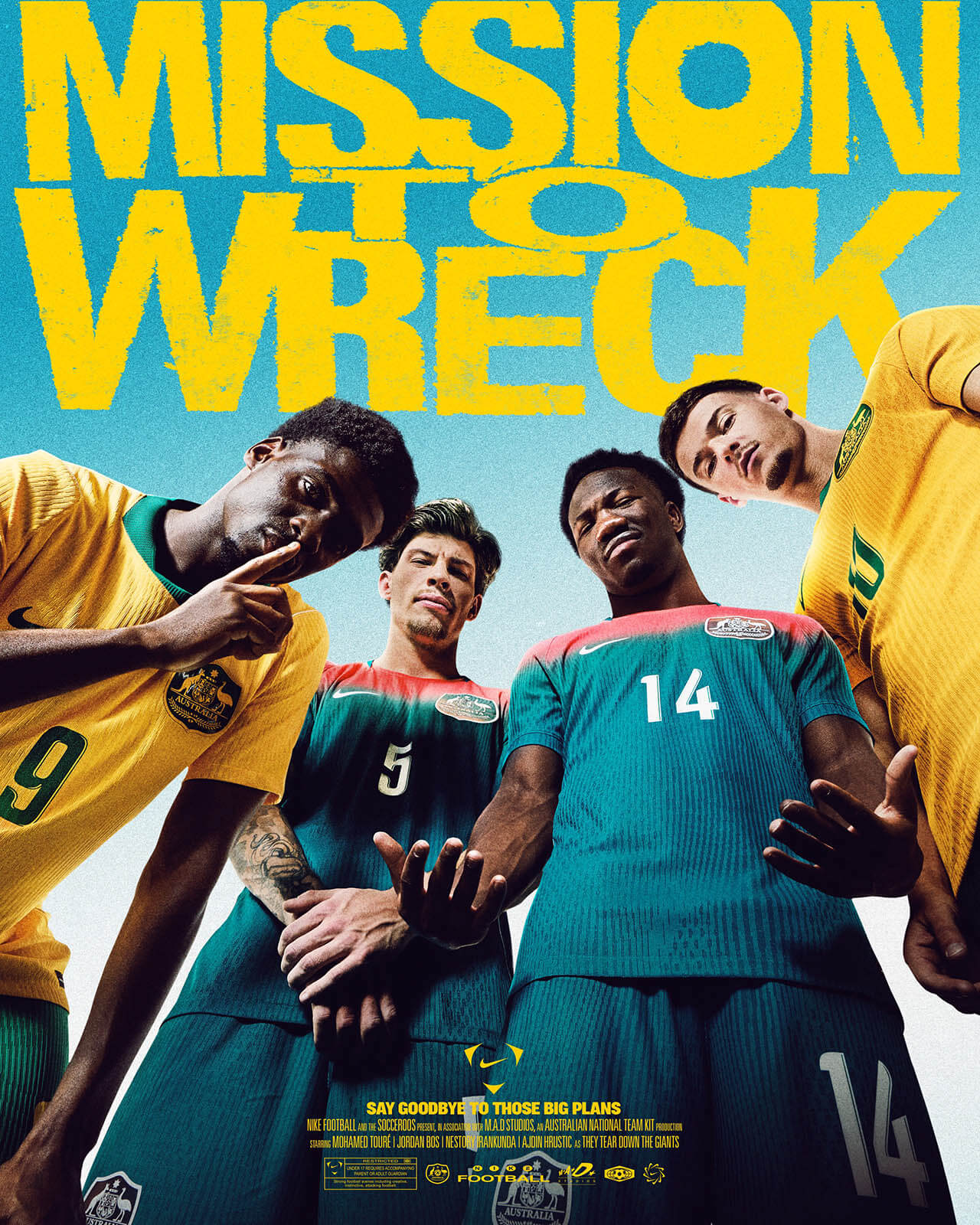 Camisas da Austrália Copa 2026 Nike - Home e Away kit