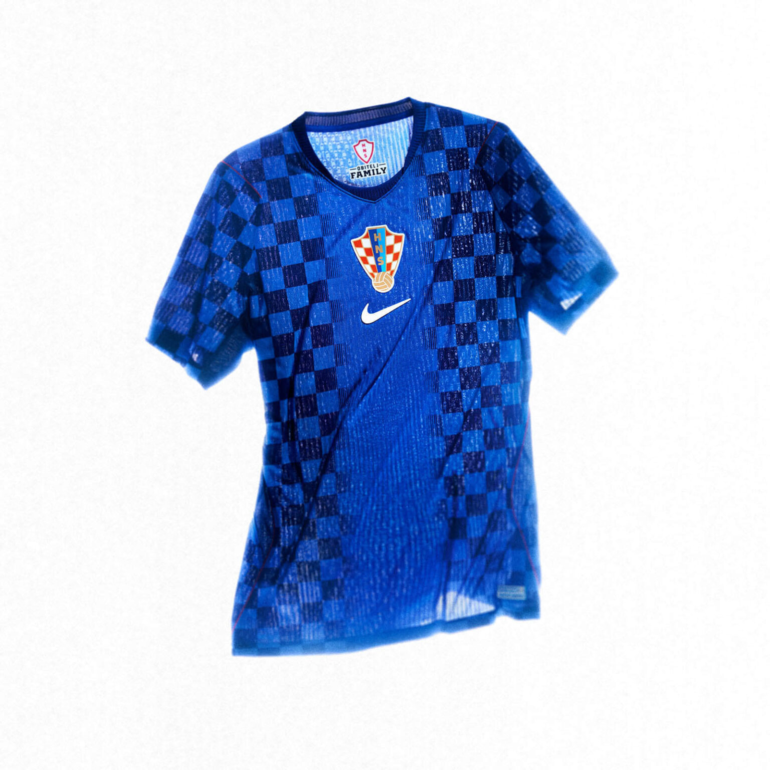 costas camisa croacia 2026 azul marinho reserva nike away copa do mundo xadrez azul uniforme visitante torcedor personalizacao nome numero tecido leve respiravel